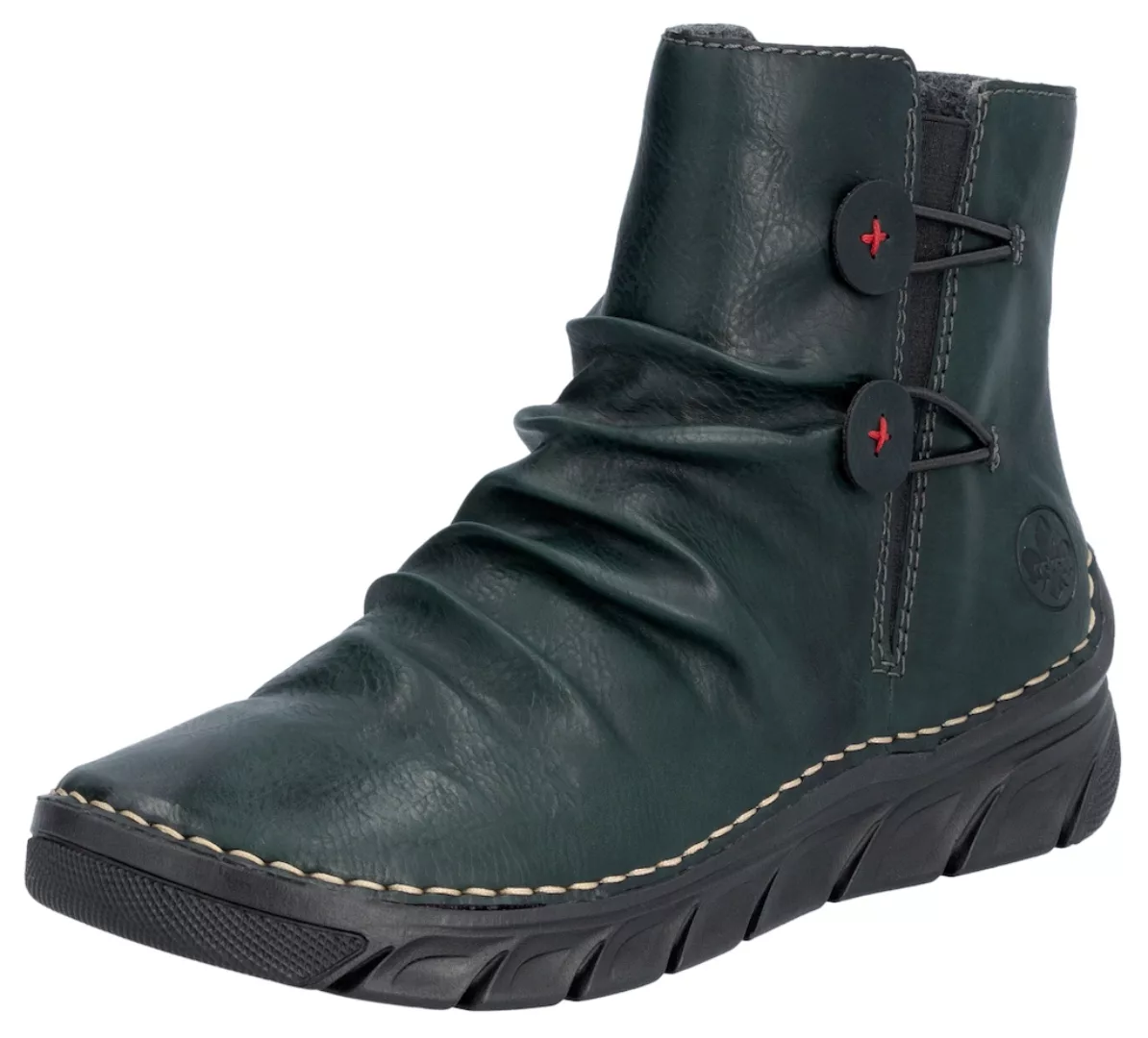 Rieker Stiefelette, Winterboots, Keilsohle, Innenreißverschluss und slouchy günstig online kaufen