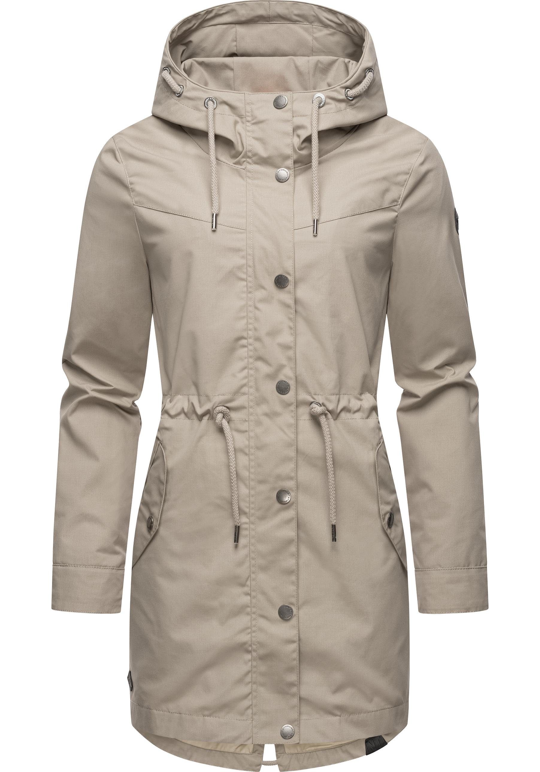 Ragwear Parka "Canny", mit Kapuze, stylische Übergangsjacke mit großer Kapu günstig online kaufen