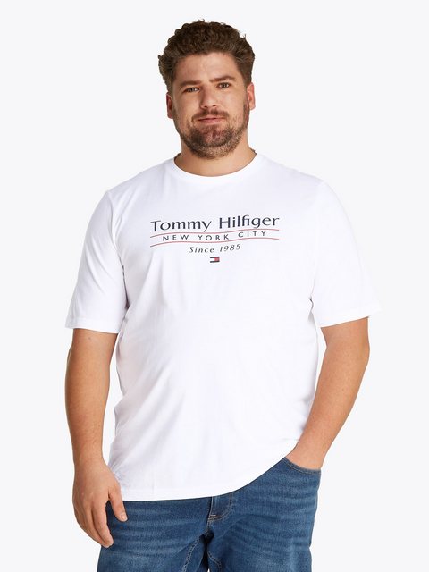 Tommy Hilfiger Big & Tall T-Shirt BT-HILFIGER CENTER STACK TEE-B Große Größ günstig online kaufen