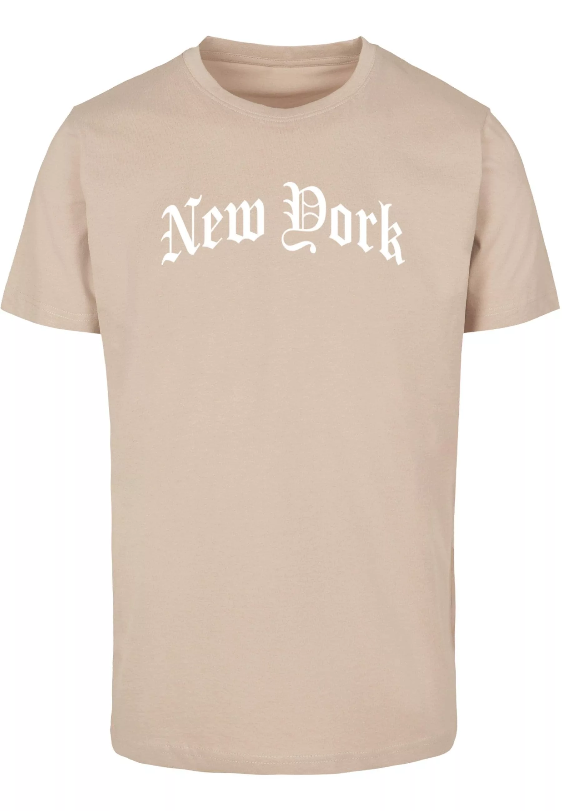 MisterTee T-Shirt "MisterTee Herren New York Wording Tee", (1 tlg.) günstig online kaufen