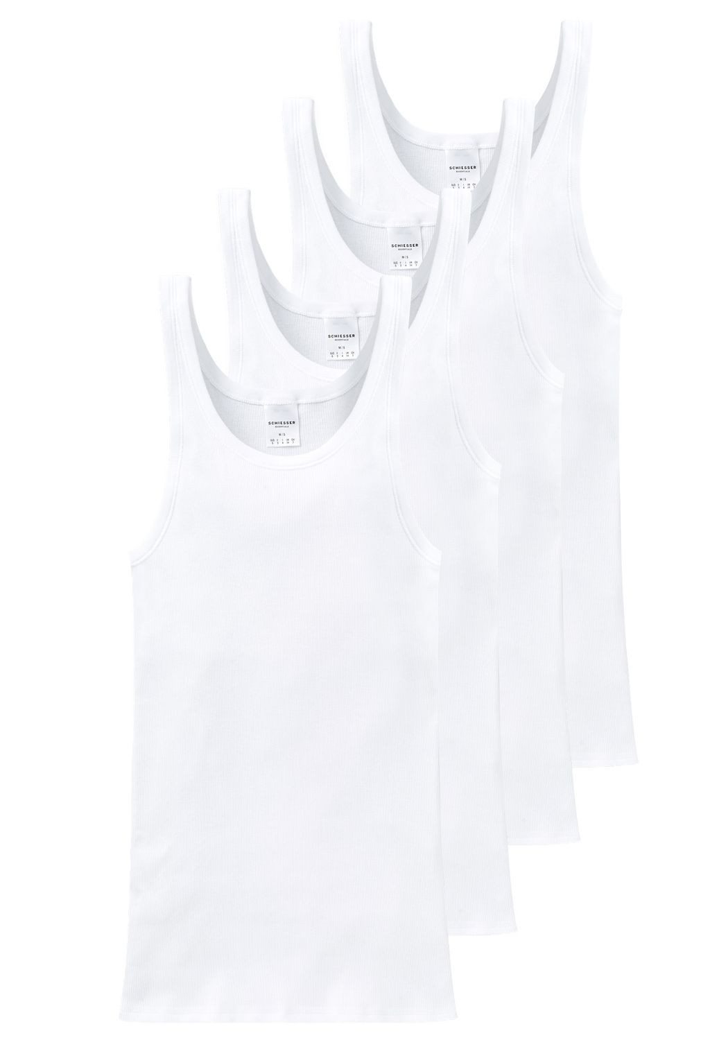 Schiesser Unterhemd Essentials (Mehrpack, 4-St., 4 günstig online kaufen