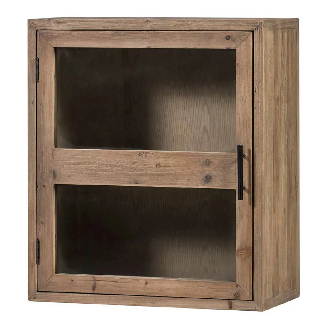Küchenschrank mit einer Glastür Holz Antik günstig online kaufen