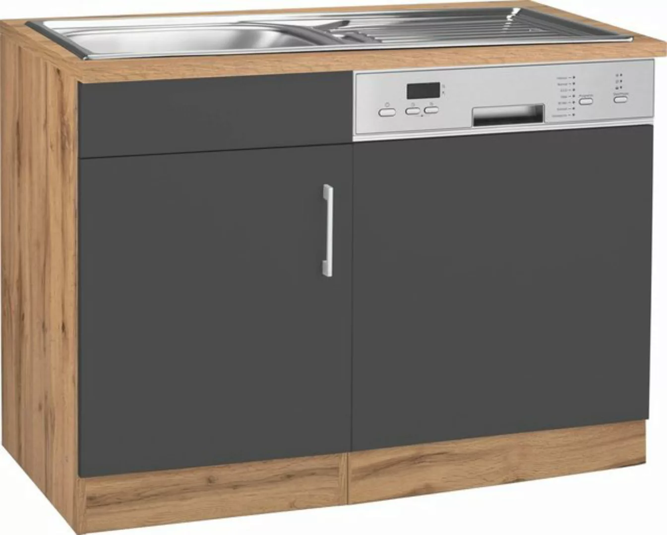 KOCHSTATION Spülenschrank "KS-Colmar", 110 cm, Front und Sockelblende für t günstig online kaufen