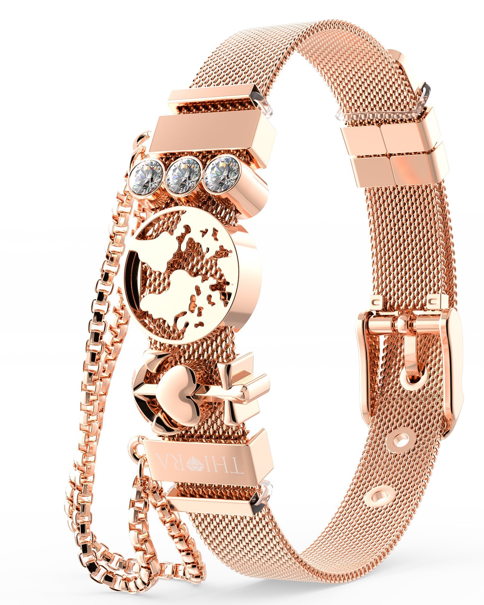 THIORA Charm-Armband Set Charmband Collection (Mesh günstig online kaufen