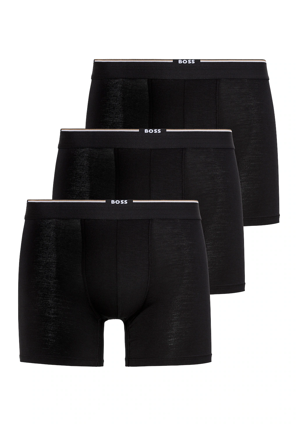 BOSS Boxer "Boxer Brief 3P Bamboo", (Packung, 3 St.), mit Logoschriftzug au günstig online kaufen
