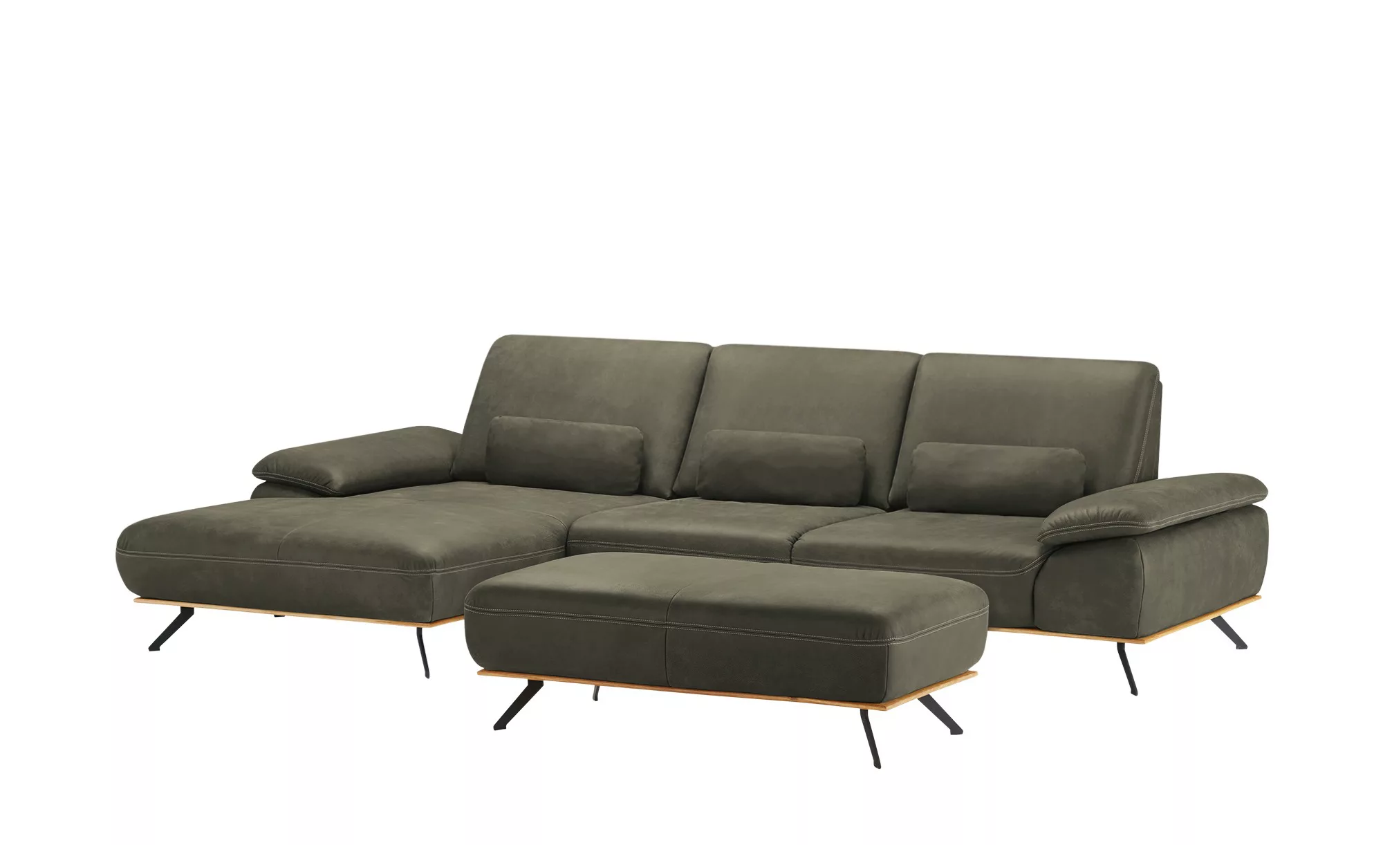 meinSofa Ecksofa  Fiona ¦ grün ¦ Maße (cm): B: 322 H: 89 T: 187.0 Polstermö günstig online kaufen