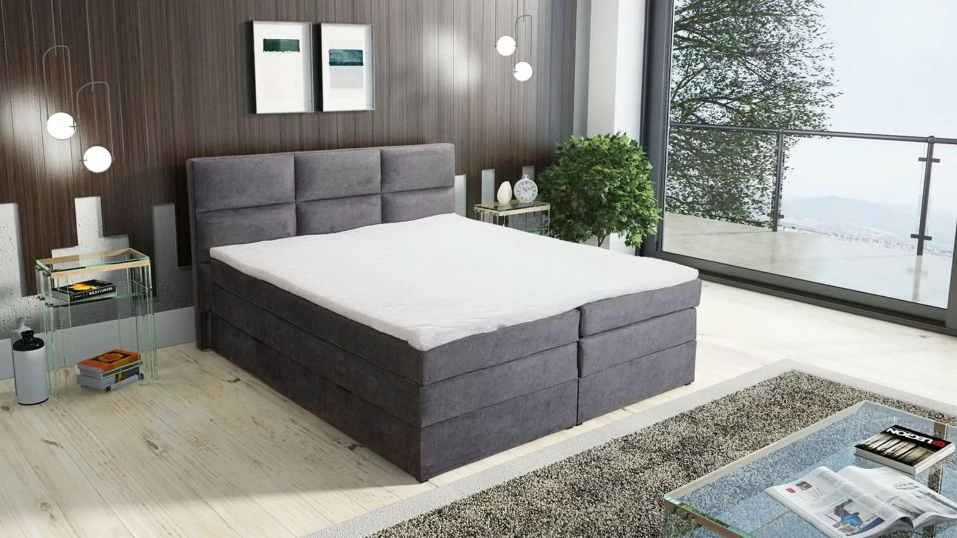 Küchen-Preisbombe Boxspringbett 180x200 Malton Hotelbett Bonellfederkern Be günstig online kaufen