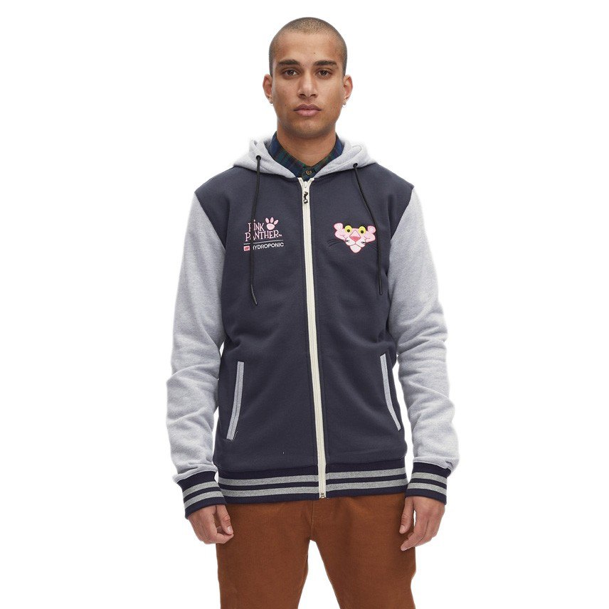 Hydroponic Pink Varsity Kapuzenpullover M Navy / Heather Grey günstig online kaufen