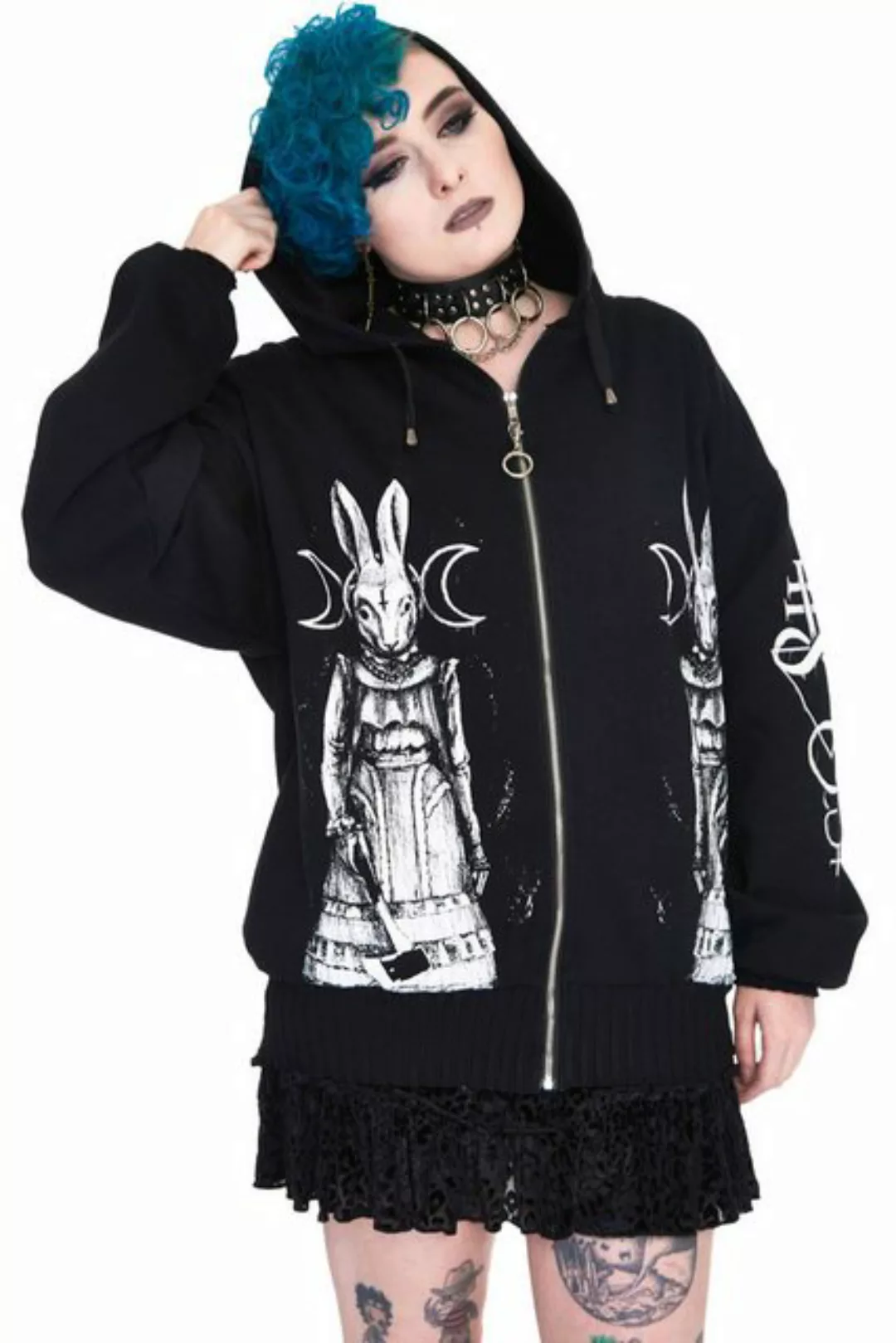 Jawbreaker Kapuzensweatshirt The Shining Rabbit Hoodie Gothic Goth Grufti H günstig online kaufen
