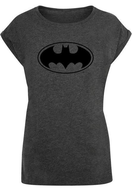 Merchcode T-Shirt Merchcode Damen Ladies Batman - Monochrome Logo T-Shirt ( günstig online kaufen