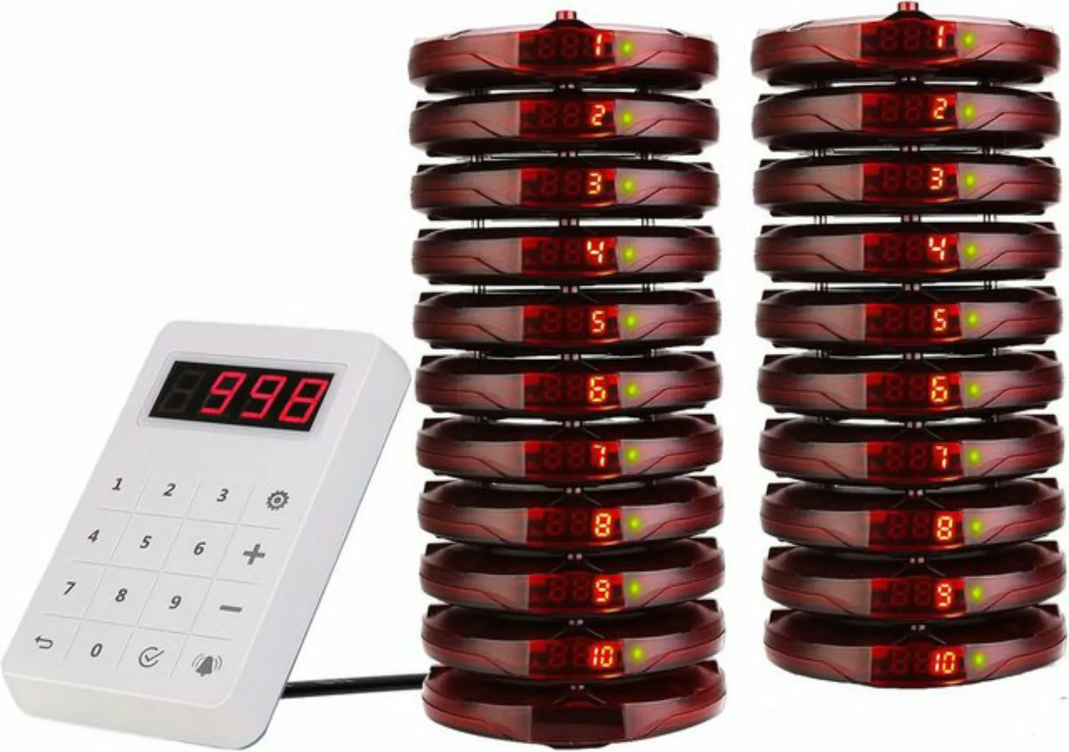 Retekess Funkgerät TD158 Pager-System, LED-Röhrenanzeige, 4 Anrufmodi, Rest günstig online kaufen