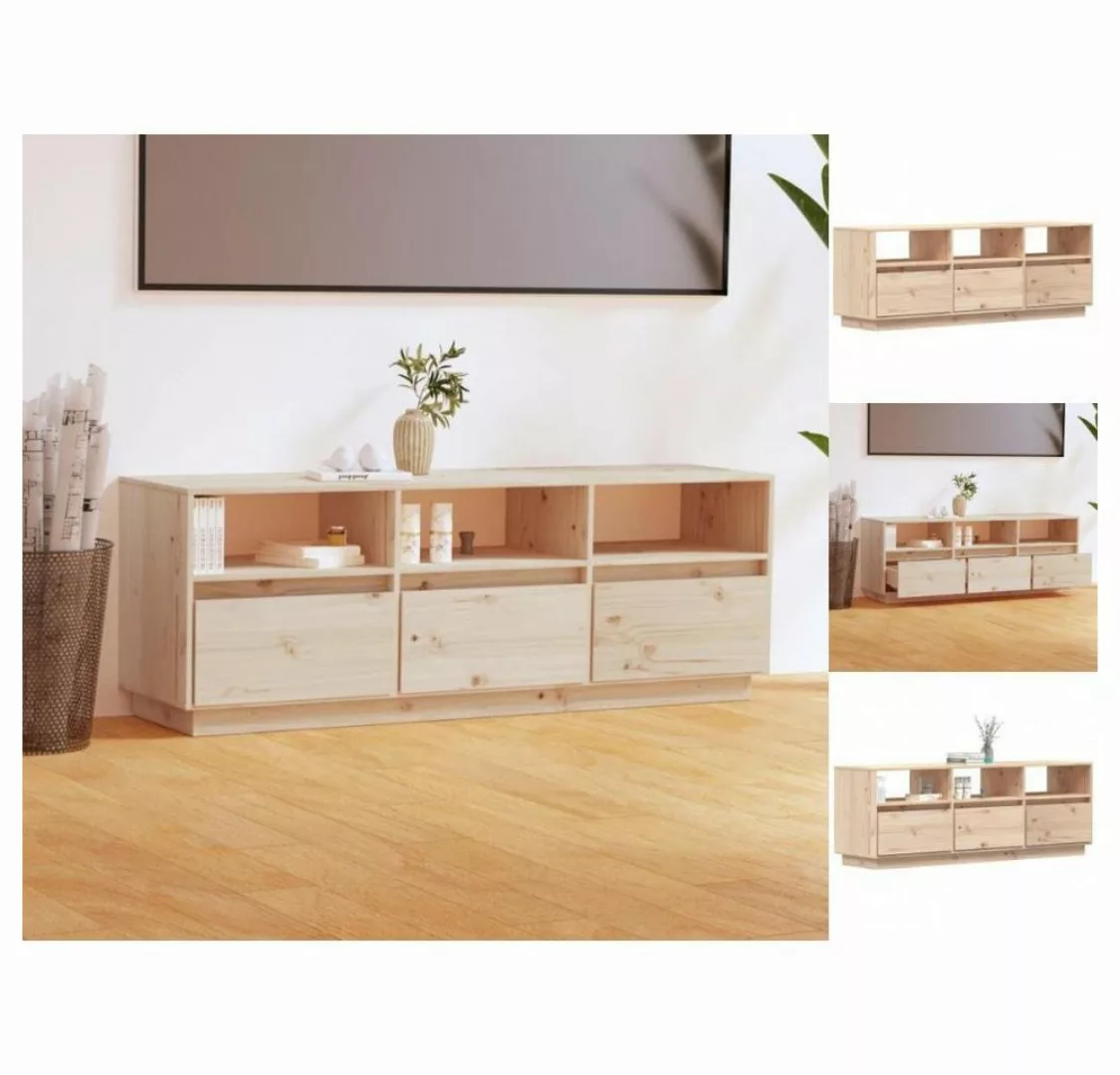 vidaXL TV-Schrank TV-Schrank 140x37x50 cm Massivholz Kiefer Lowboard günstig online kaufen