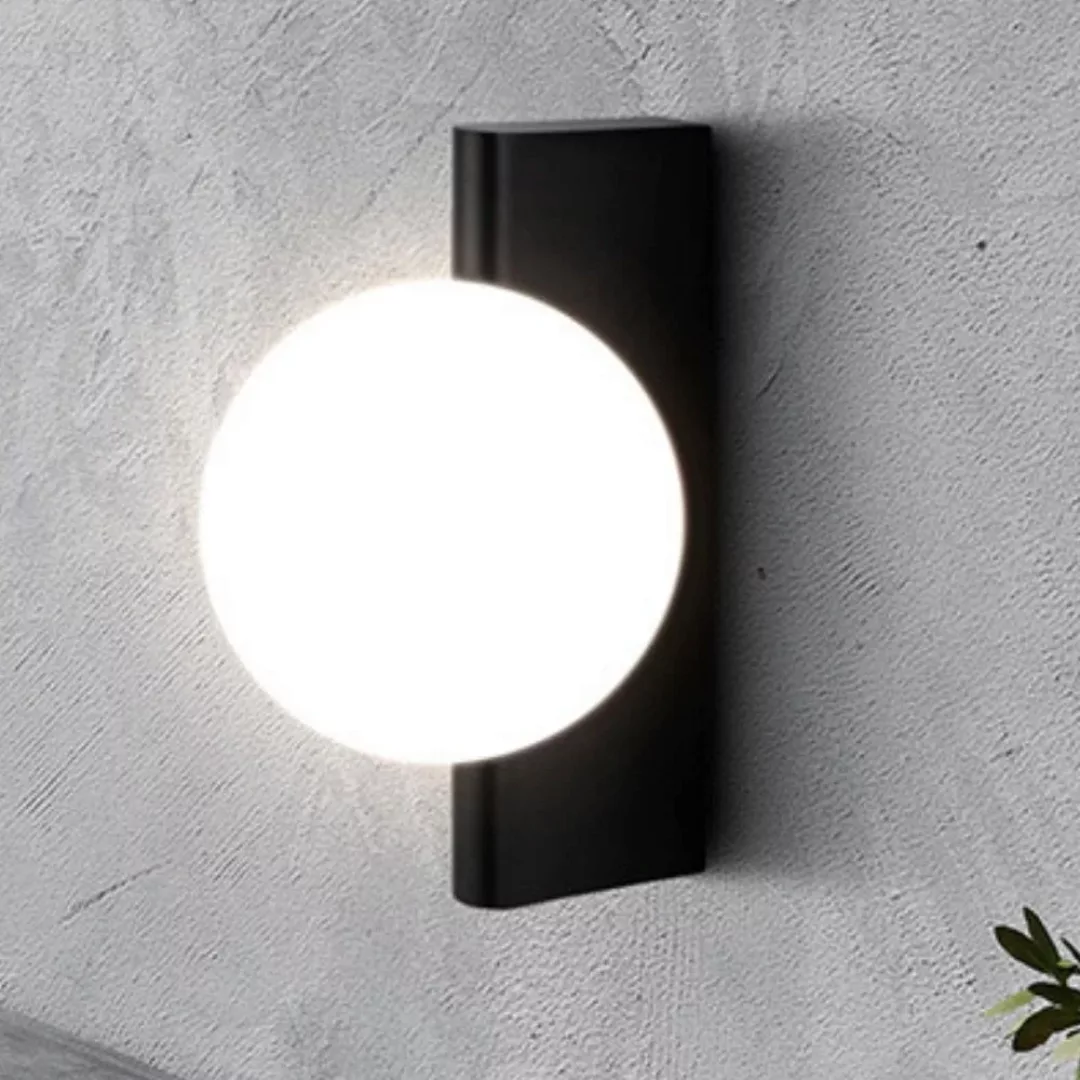 Maytoni Avant-garde Wandlampe, Glasschirm, schwarz günstig online kaufen