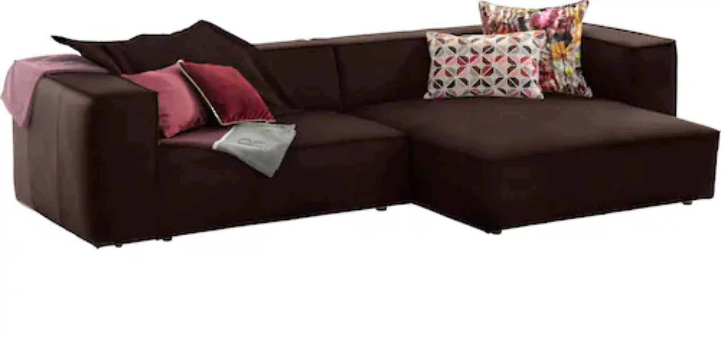 W.SCHILLIG Ecksofa "around-the-block", mit eleganter Biese, mit Federkern günstig online kaufen