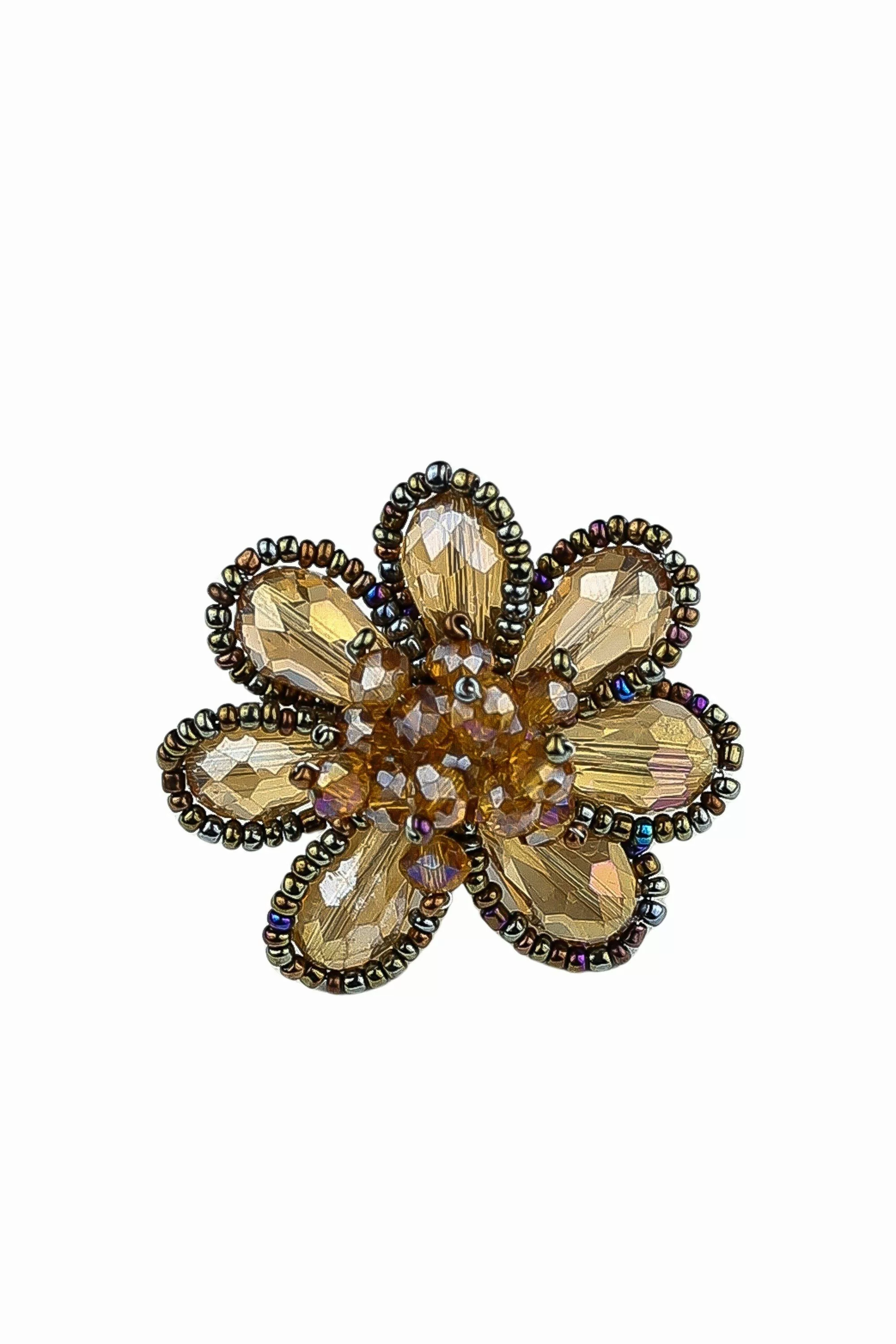 COLLEZIONE ALESSANDRO Fingerring Strassblüte günstig online kaufen