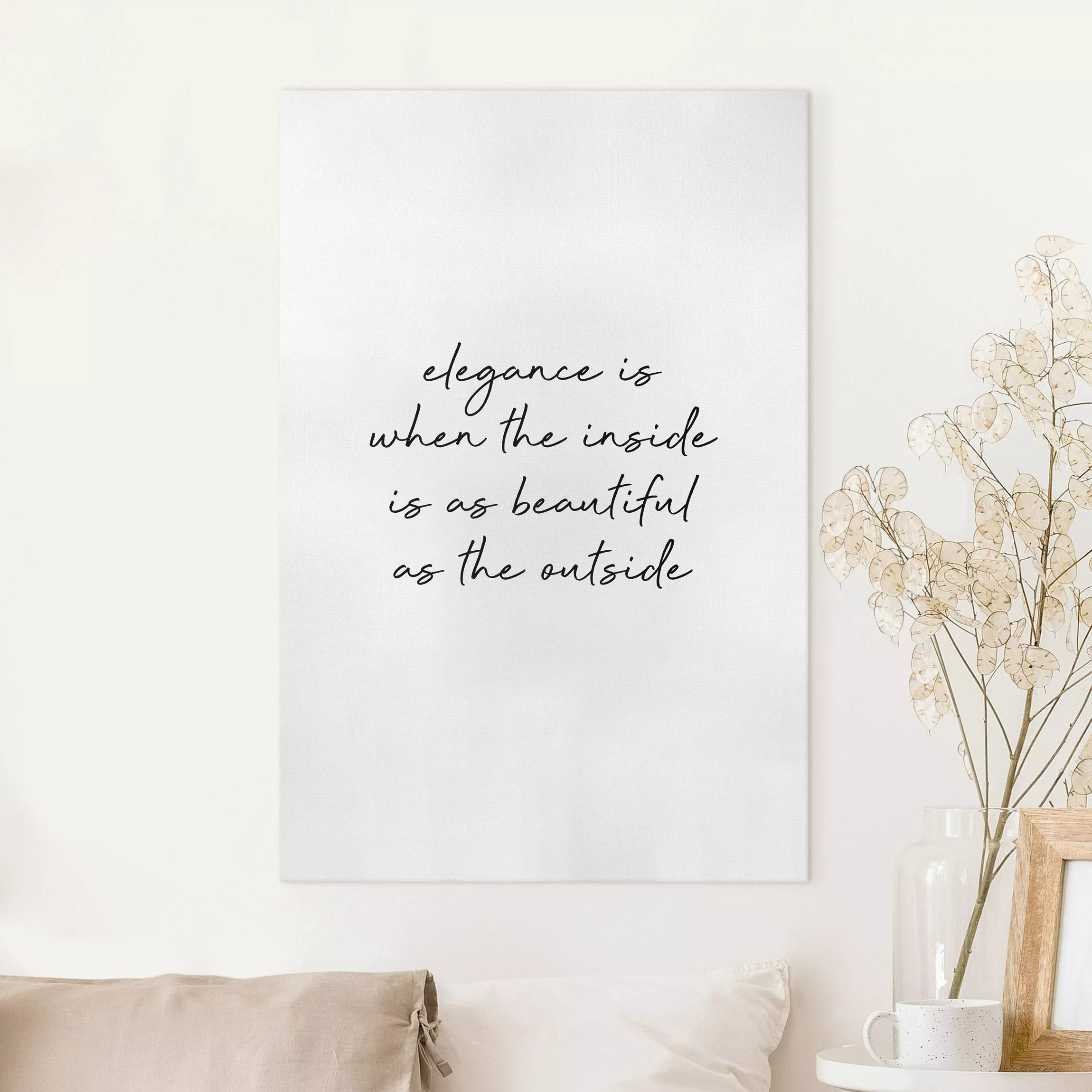 Leinwandbild Beautiful Elegance günstig online kaufen