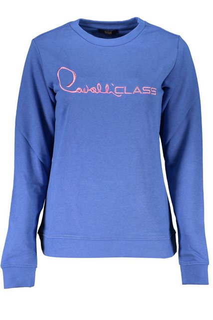 Cavalli Class Sweatshirt Blaues Damen Sweatshirt – Rundhals, Langarm, mit günstig online kaufen