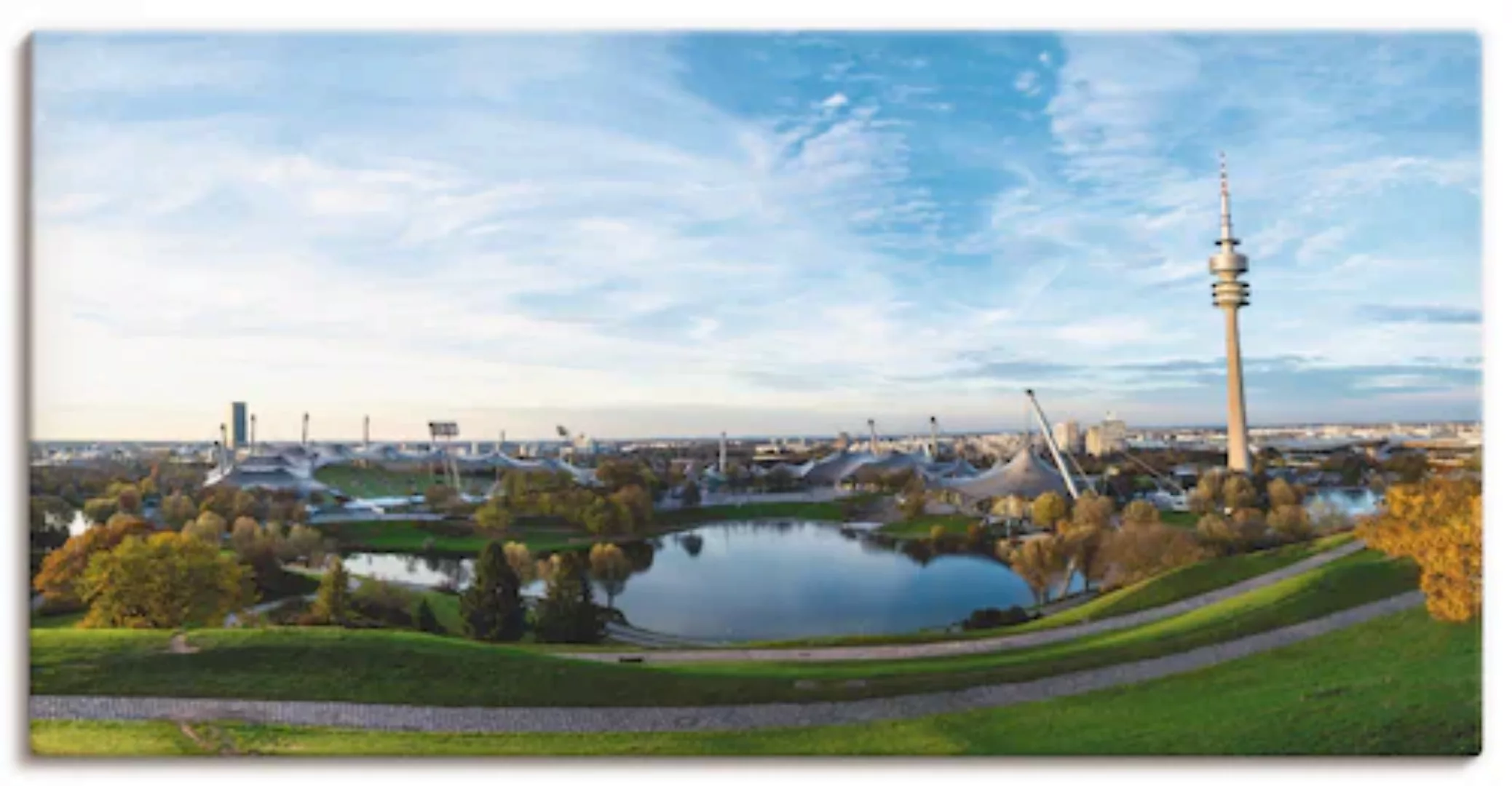 Artland Leinwandbild "Olympiapark in München", Deutschland, (1 St.) günstig online kaufen