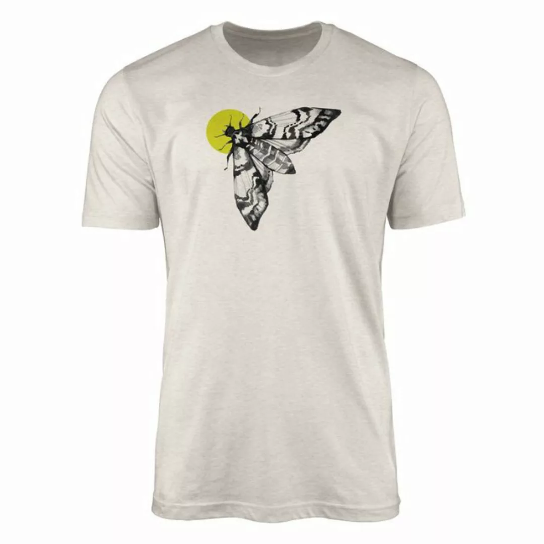 Sinus Art T-Shirt Herren Shirt 100% Bio-Baumwolle T-Shirt Aquarell Motiv Mo günstig online kaufen
