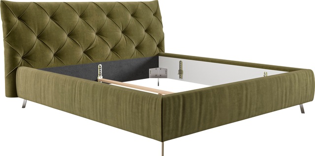 Places of Style Polsterbett "Elloree in 4 Breiten bis 200cm, auch in Leder" günstig online kaufen