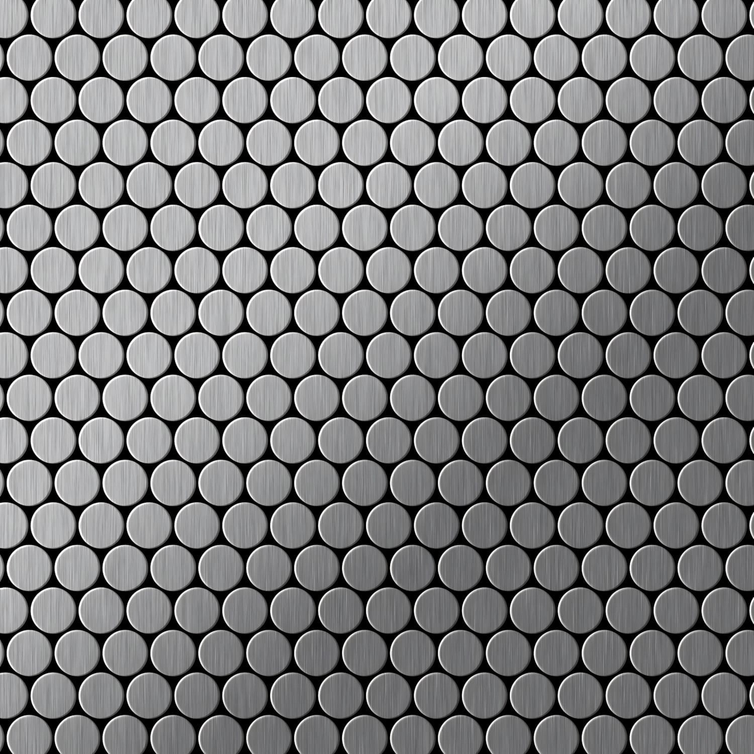 ALLOY Mosaik Fliese Massiv Metall Edelstahl Marine Gebürstet Grau 1,6mm Pen günstig online kaufen