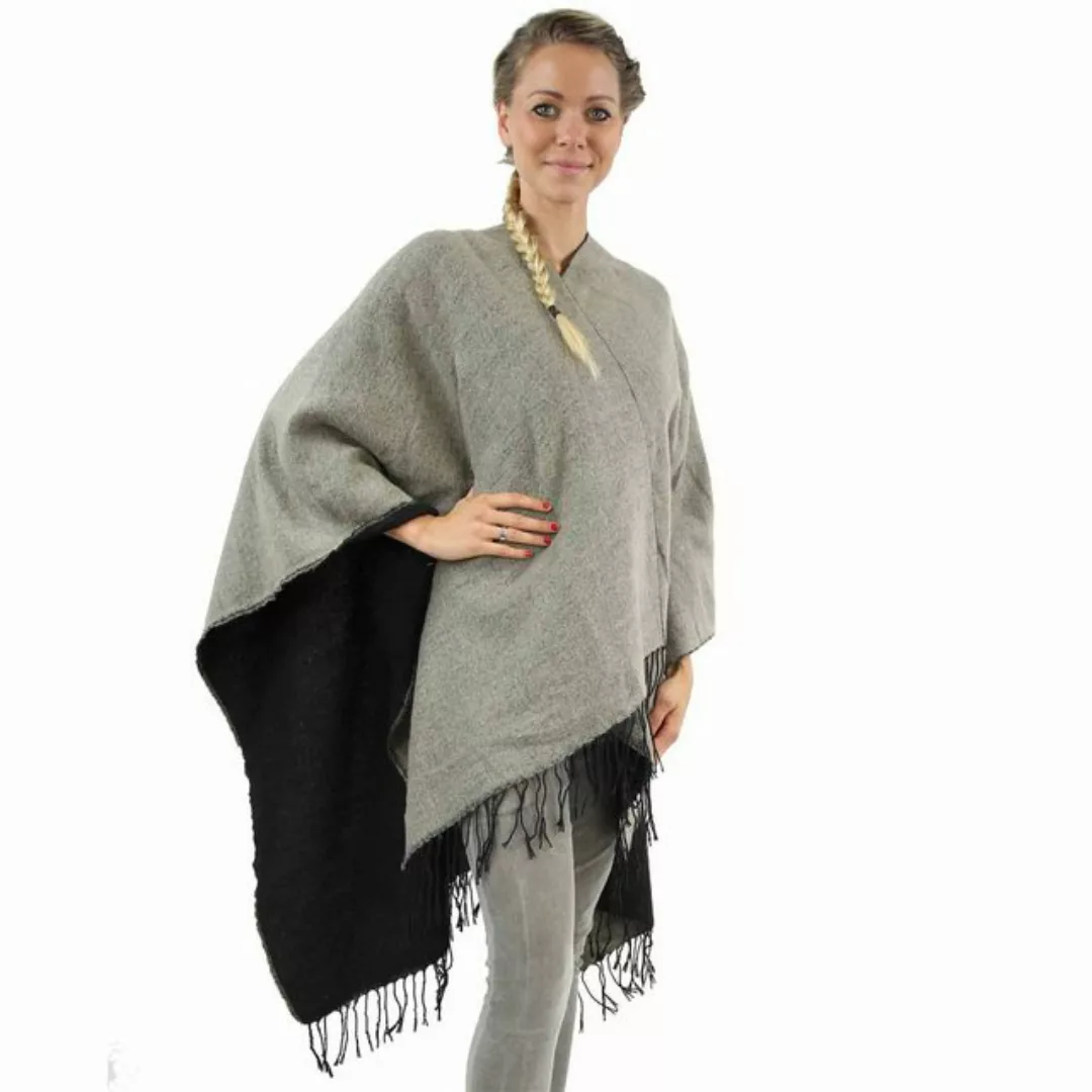 Antonio Strickponcho Antonio Cape,Poncho, uni color beige günstig online kaufen