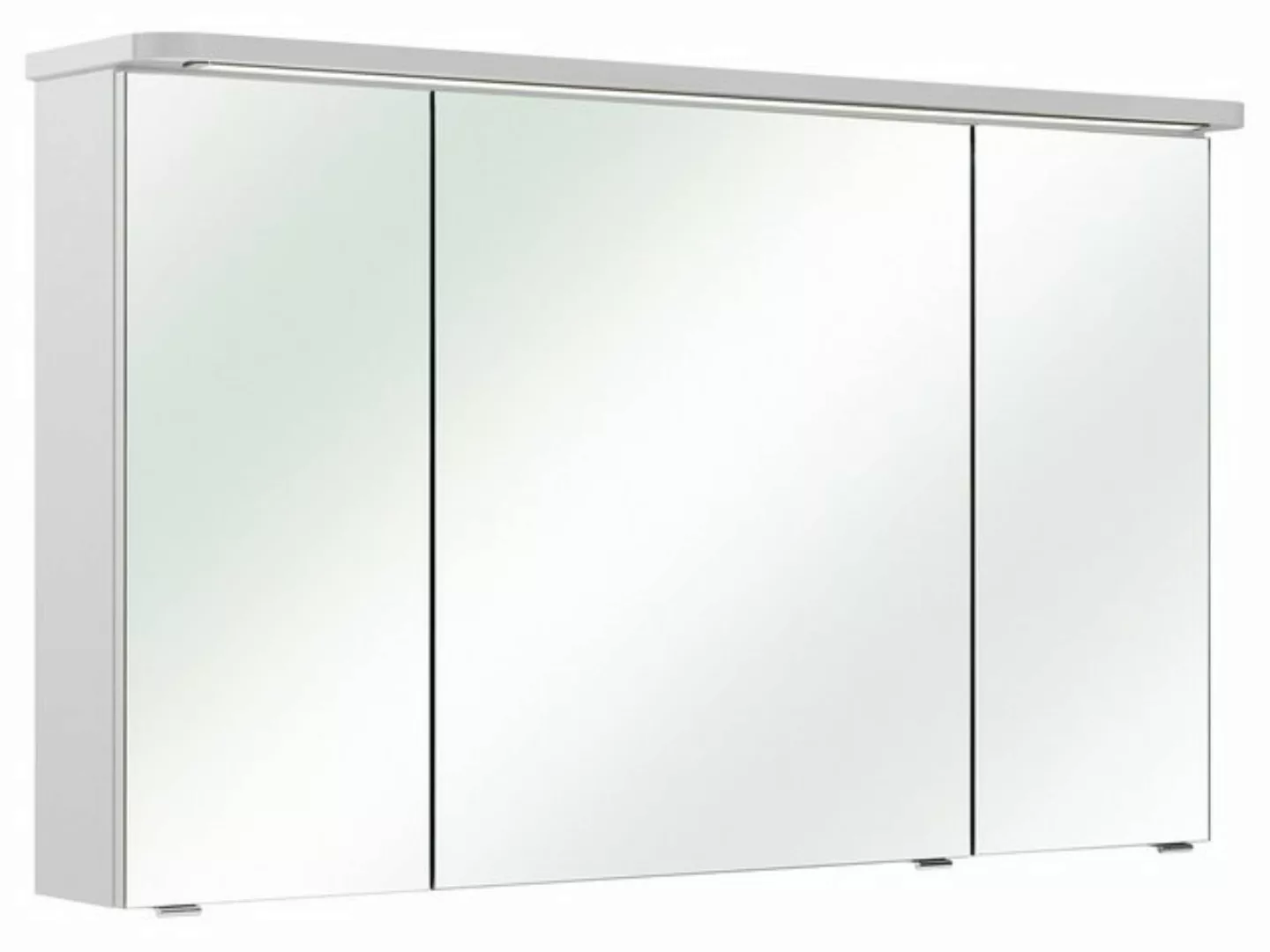 Pelipal Spiegelschrank Serie 4005 Weiß Hochglanz 120 cm mit Softclose Türen günstig online kaufen