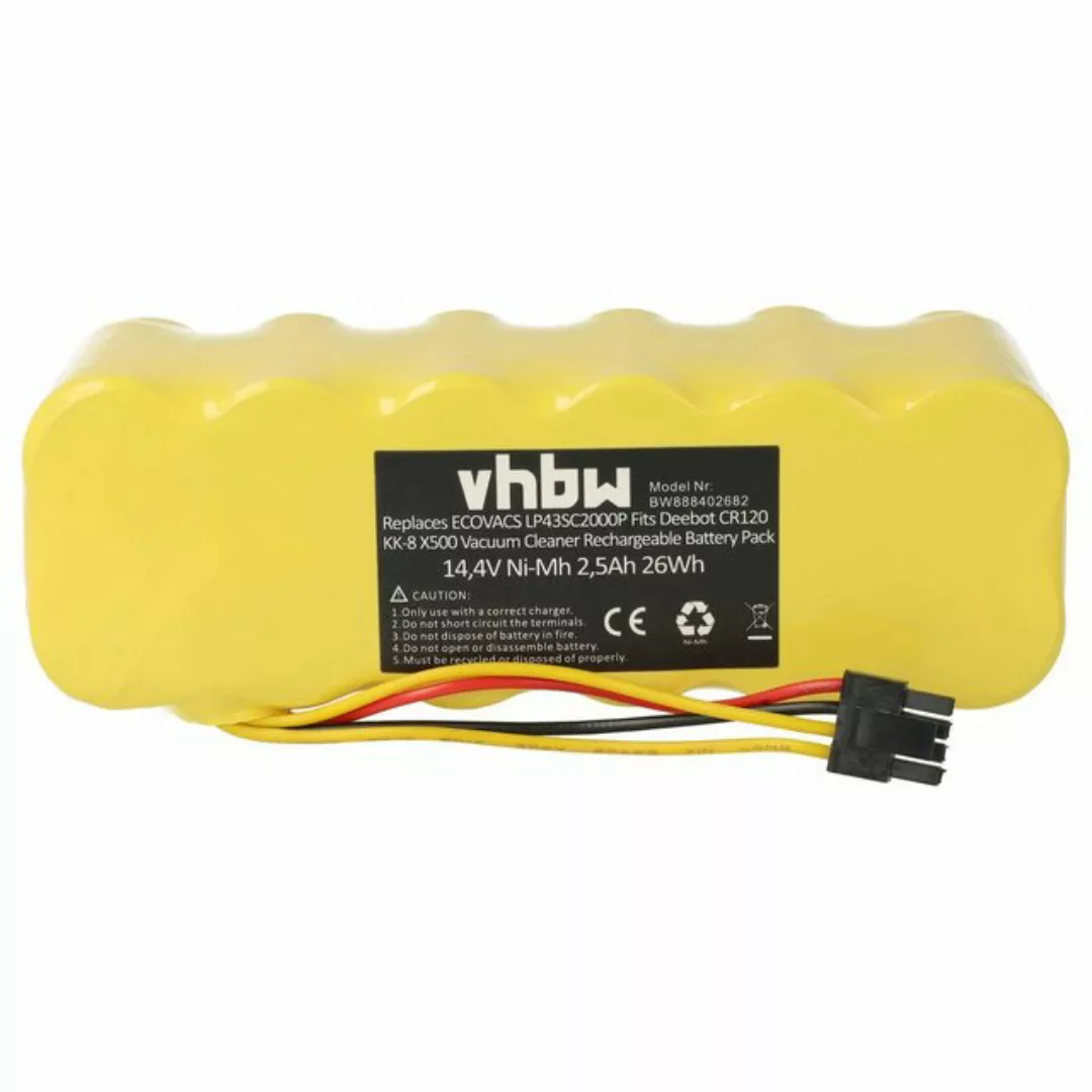 vhbw kompatibel mit Profimaster Robot 2712 Staubsauger-Akku NiMH 2500 mAh ( günstig online kaufen