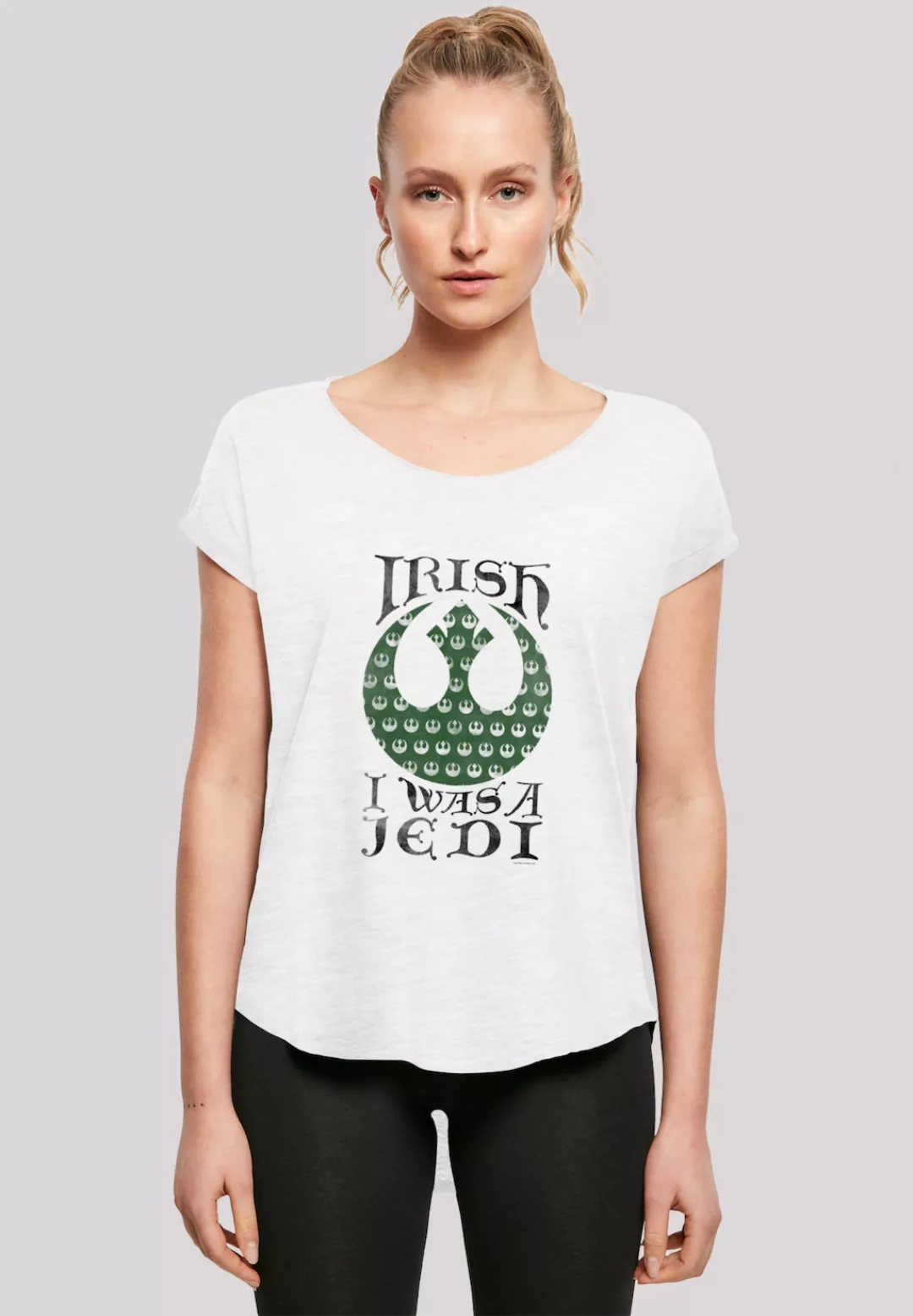 F4NT4STIC T-Shirt "Long Cut T-Shirt Star Wars Irish I Was A Jedi", Damen,Pr günstig online kaufen