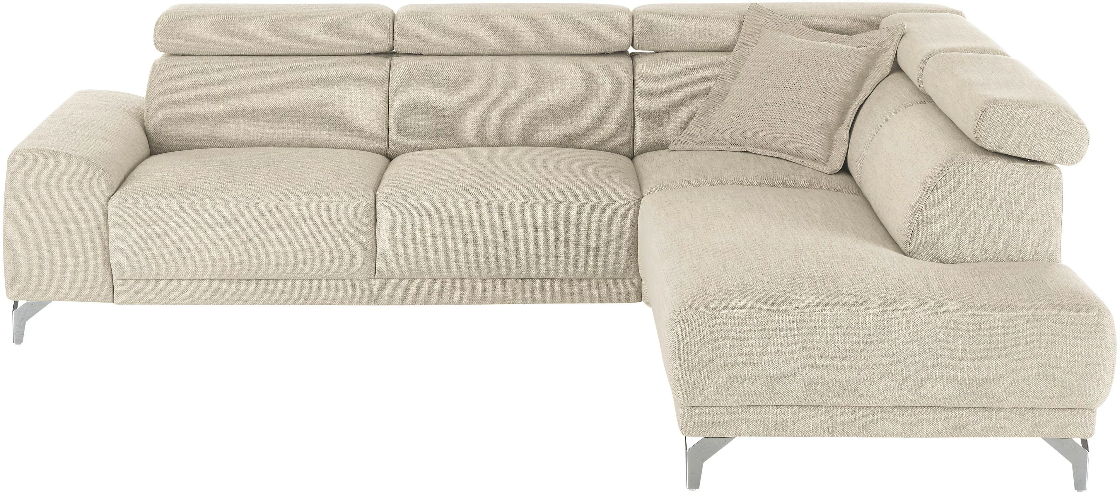 3C Candy Ecksofa »Greve Sofa immer mit manuelle Kopfteilverstellungen, mode günstig online kaufen