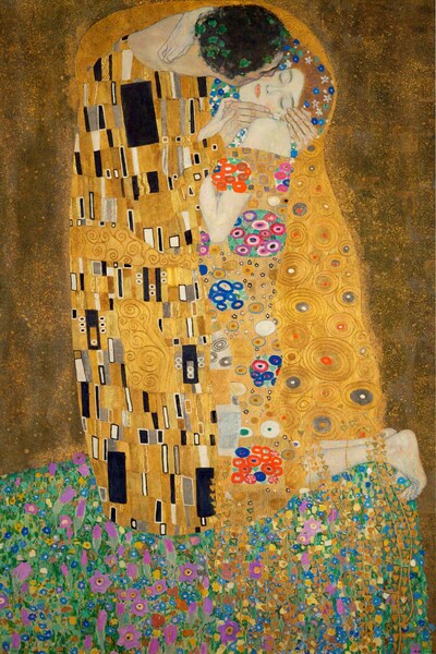 Reinders! Holzbild »Deco Panel 60x90 Gustav Klimt - the kiss« günstig online kaufen