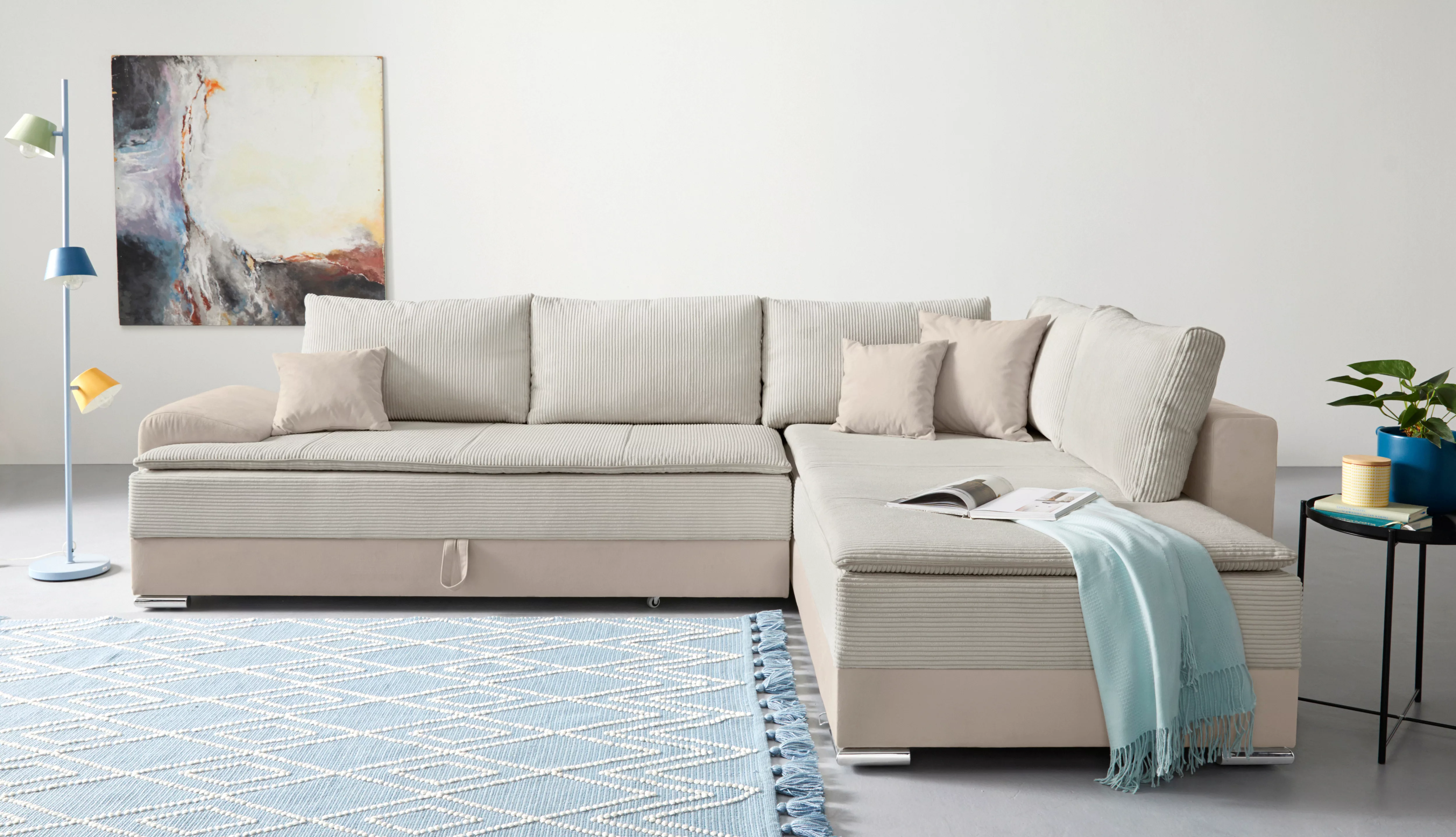 INOSIGN Ecksofa »Night & Day L-Form«, mit Boxspring Bettfunktion 180x200 cm günstig online kaufen