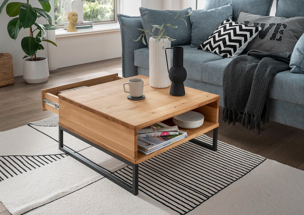 Paroli Couchtisch "Hugo", Eiche massiv günstig online kaufen