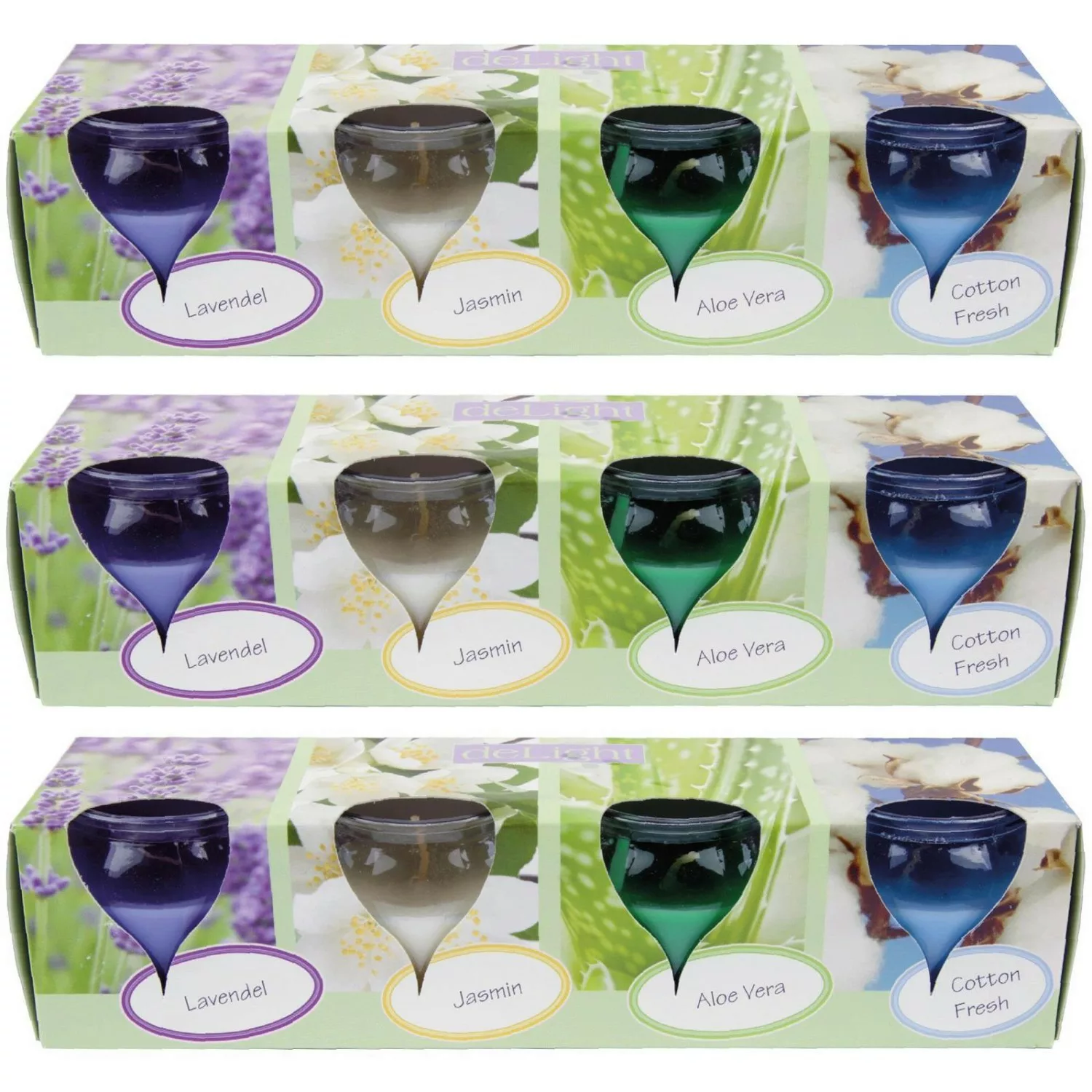 HS Candle Duftkerzen Selection 12er Pack Floral Selection günstig online kaufen