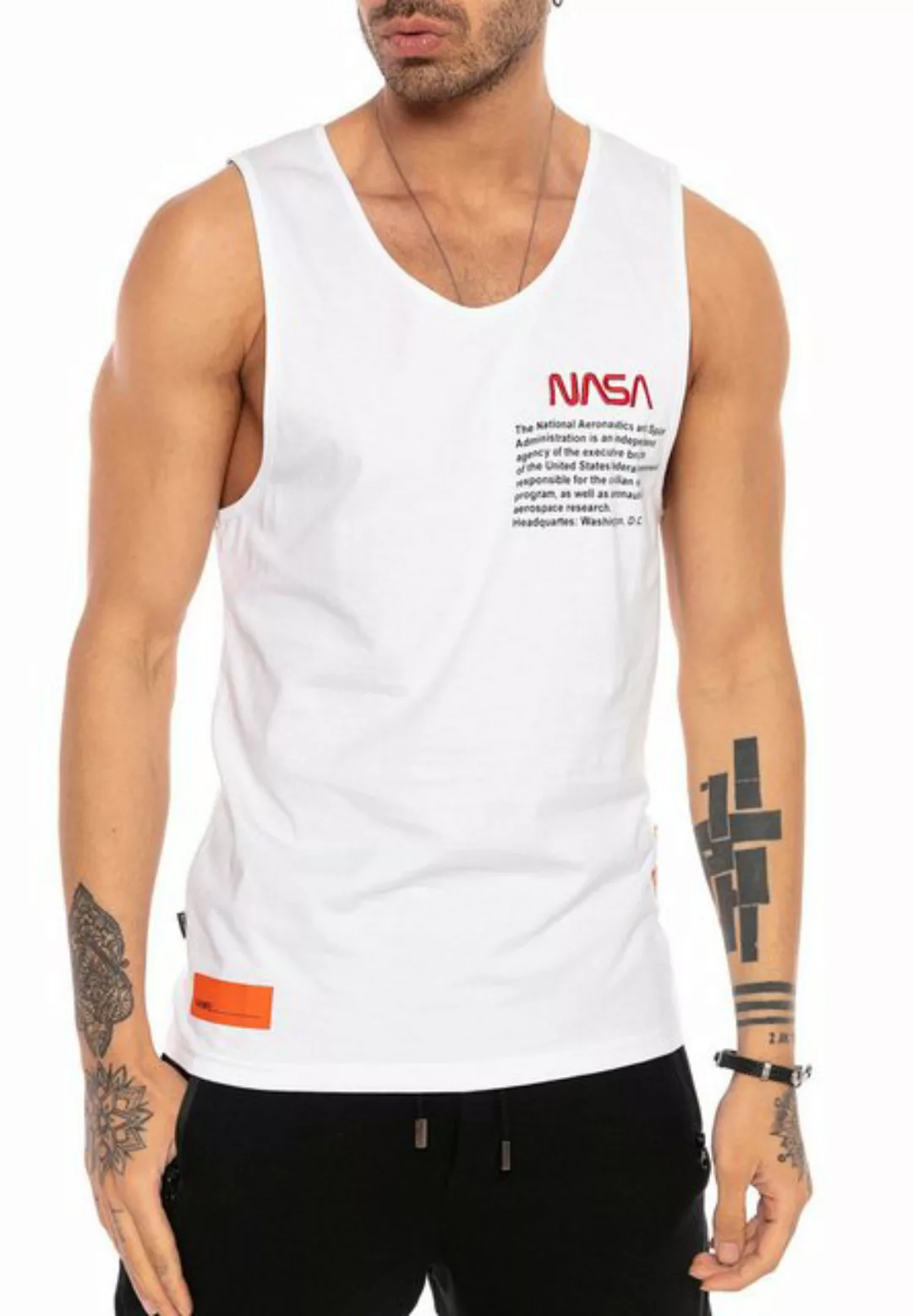 RedBridge Muscleshirt mit NASA Print Lässiges Muskelshirt für Freizeit und günstig online kaufen