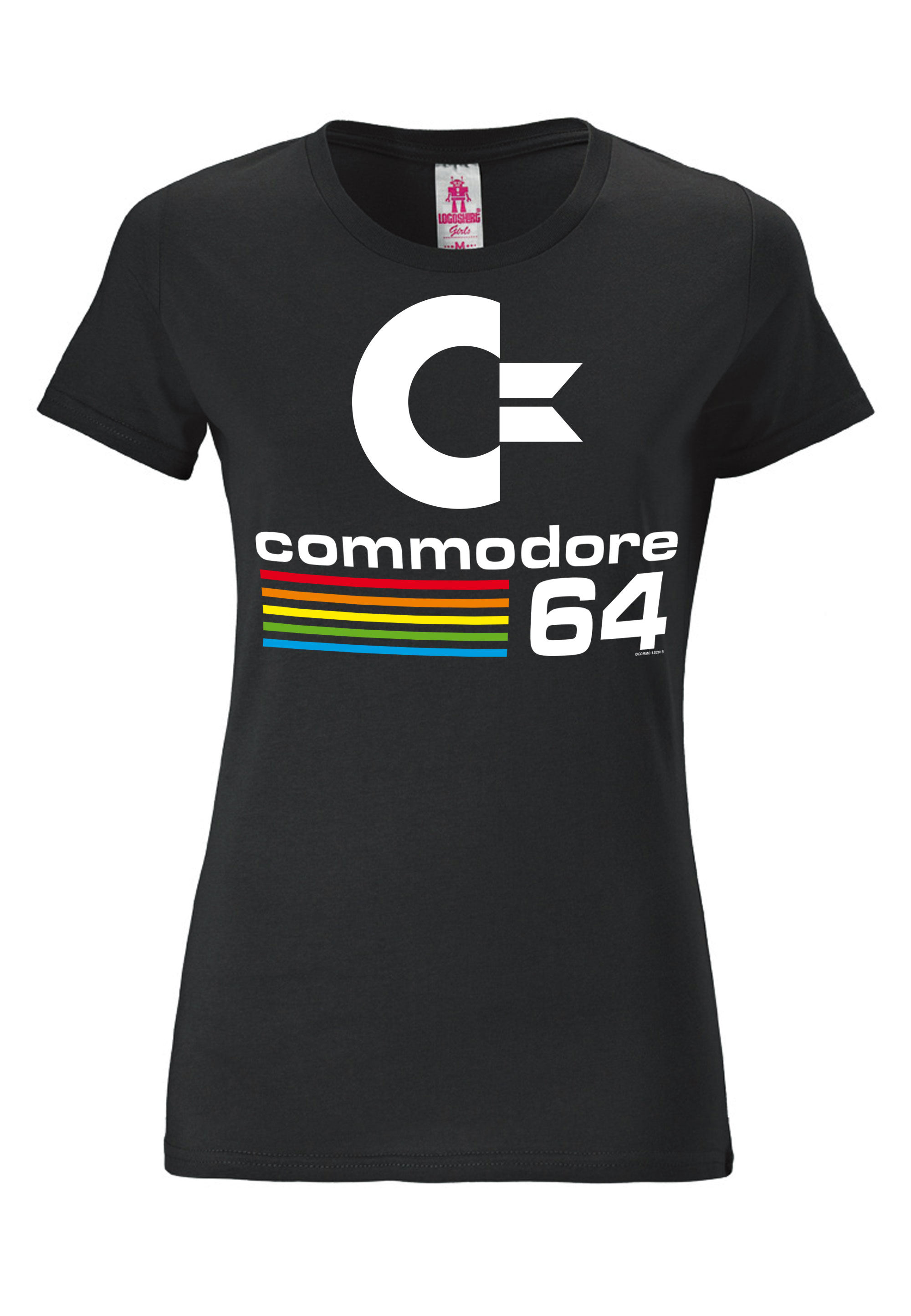LOGOSHIRT T-Shirt "Commodore C64 Logo" günstig online kaufen