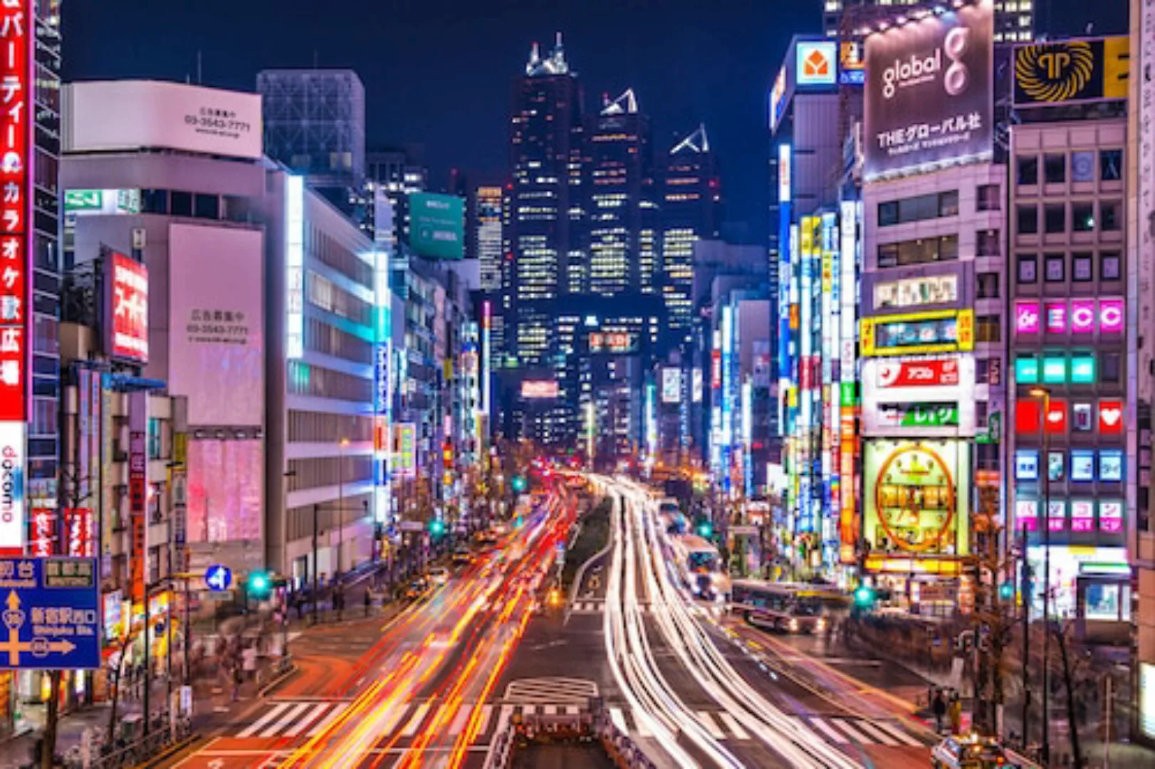 Papermoon Fototapete »Shinjuku Tokio« günstig online kaufen