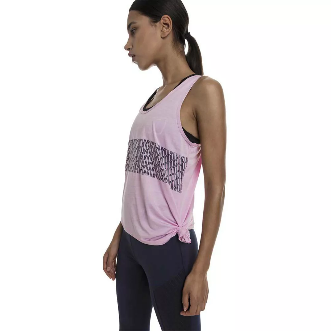 Puma Bold Logo Ärmelloses T-shirt S Pale Pink Heather günstig online kaufen