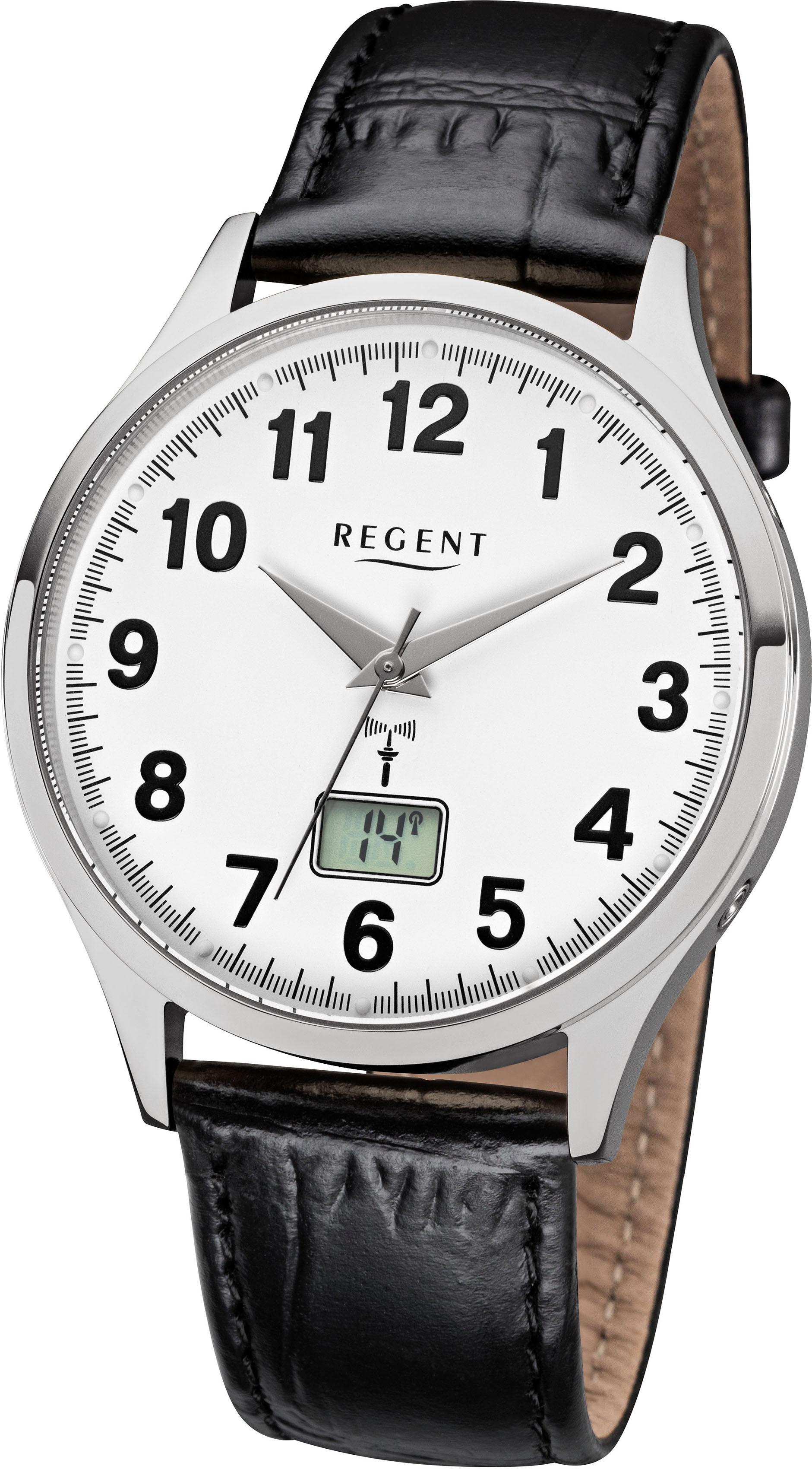 Regent Armbanduhr analog digtal FR-228 Herrenfunkuhr günstig online kaufen