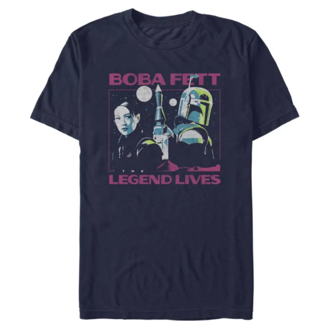 Star Wars - Book of Boba Fett - Boba Fett Legend Lives - Männer T-Shirt günstig online kaufen