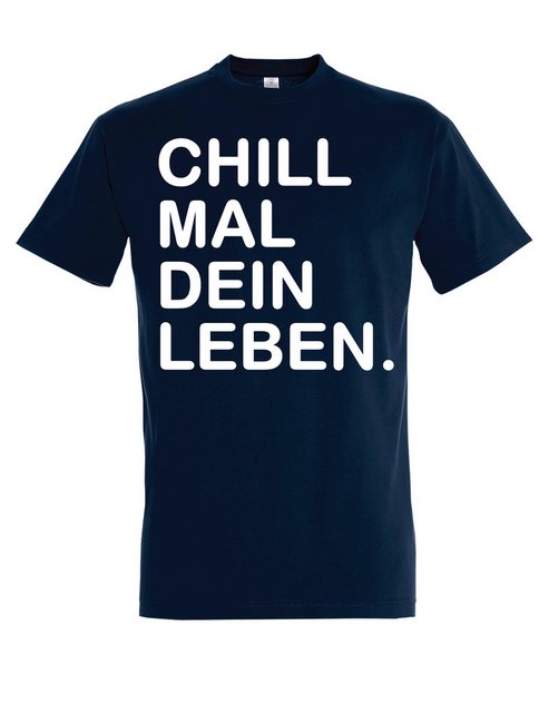 Youth Designz Print-Shirt Herren T-Shirt "Chill mal dein Leben" lustig Prin günstig online kaufen