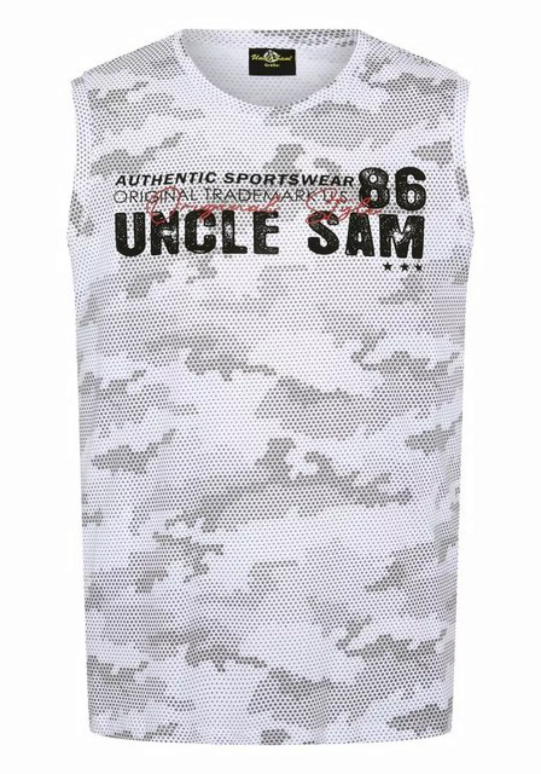 Uncle Sam Tanktop mit Labelprint günstig online kaufen