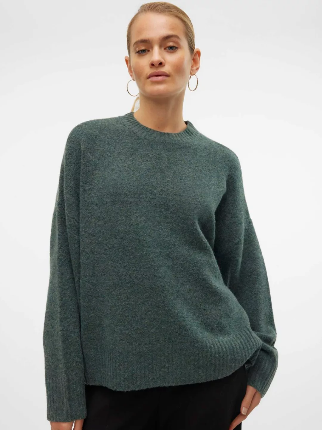 Vero Moda Strickpullover VMBOOM LS O-NECK PULLOVER GA NOOS günstig online kaufen