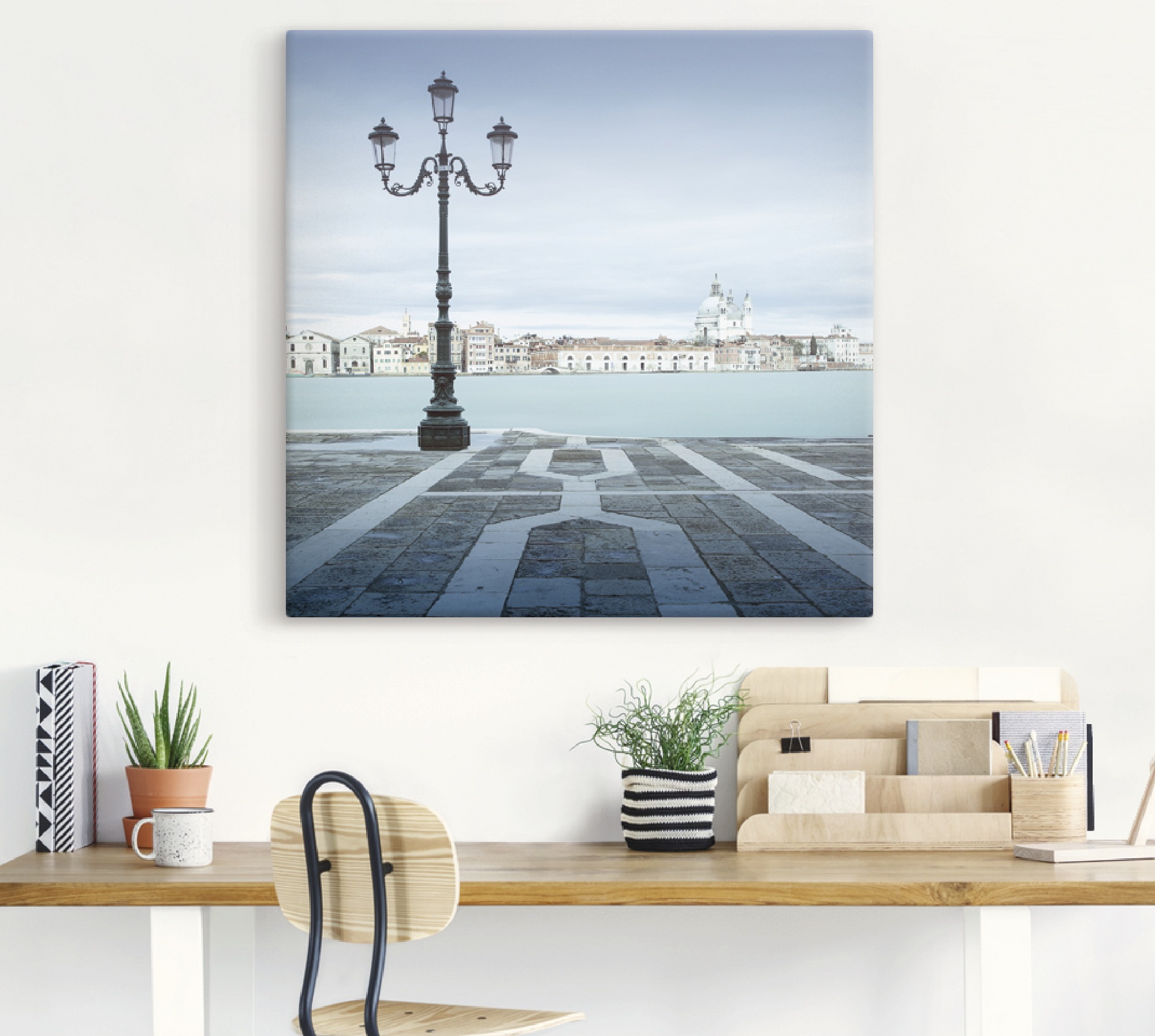 Artland Leinwandbild "Promenade Redentore", Italien, (1 St.), auf Keilrahme günstig online kaufen