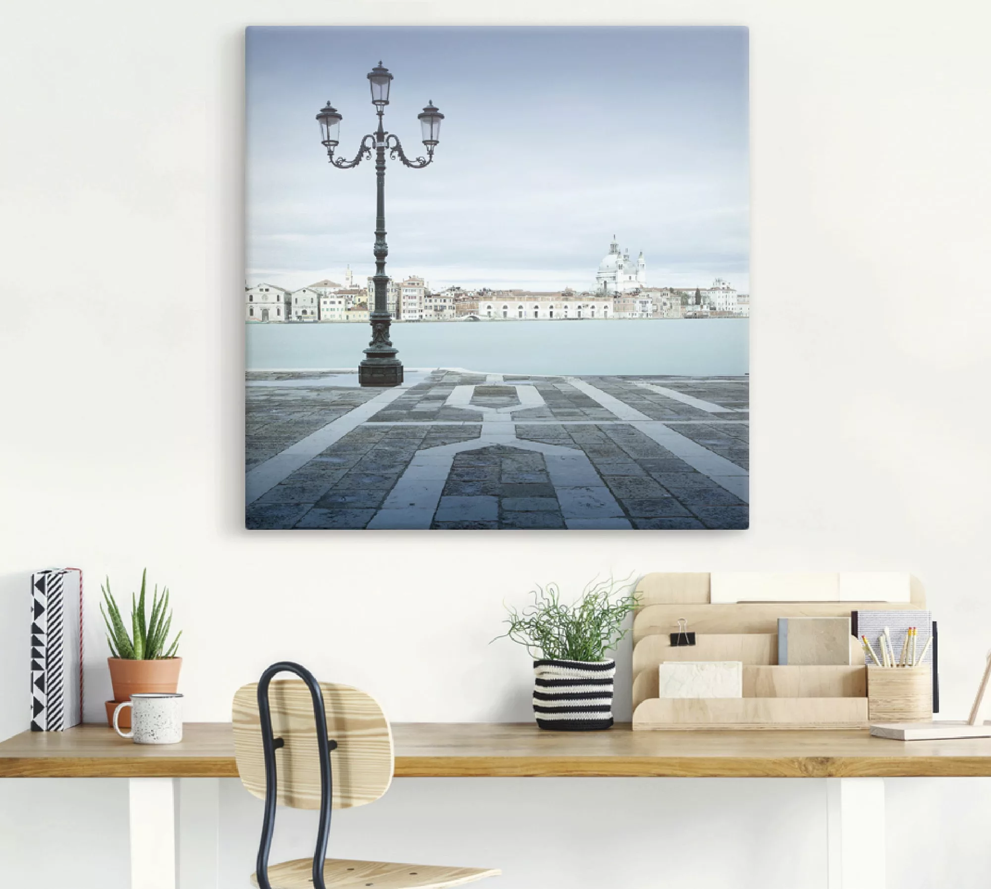 Artland Leinwandbild "Promenade Redentore", Italien, (1 St.), auf Keilrahme günstig online kaufen