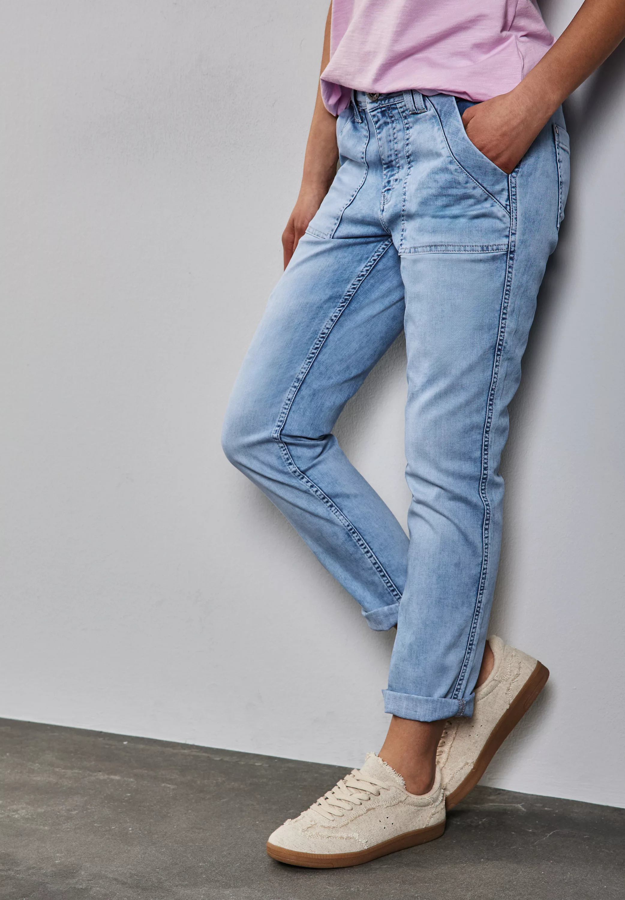 STREET ONE Gerade Jeans, Middle Waist günstig online kaufen