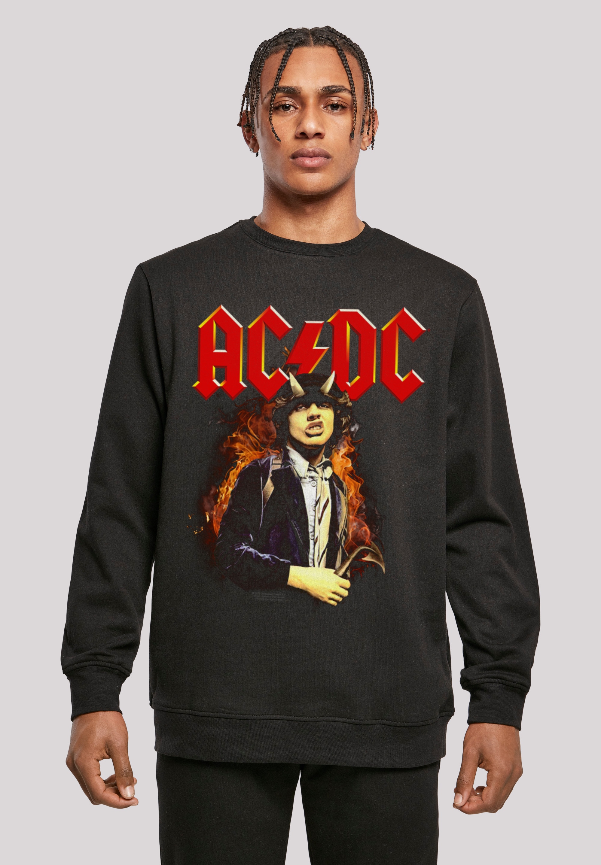 F4NT4STIC Sweatshirt "ACDC Rock Musik Band Angus Highway To Hell", Print günstig online kaufen