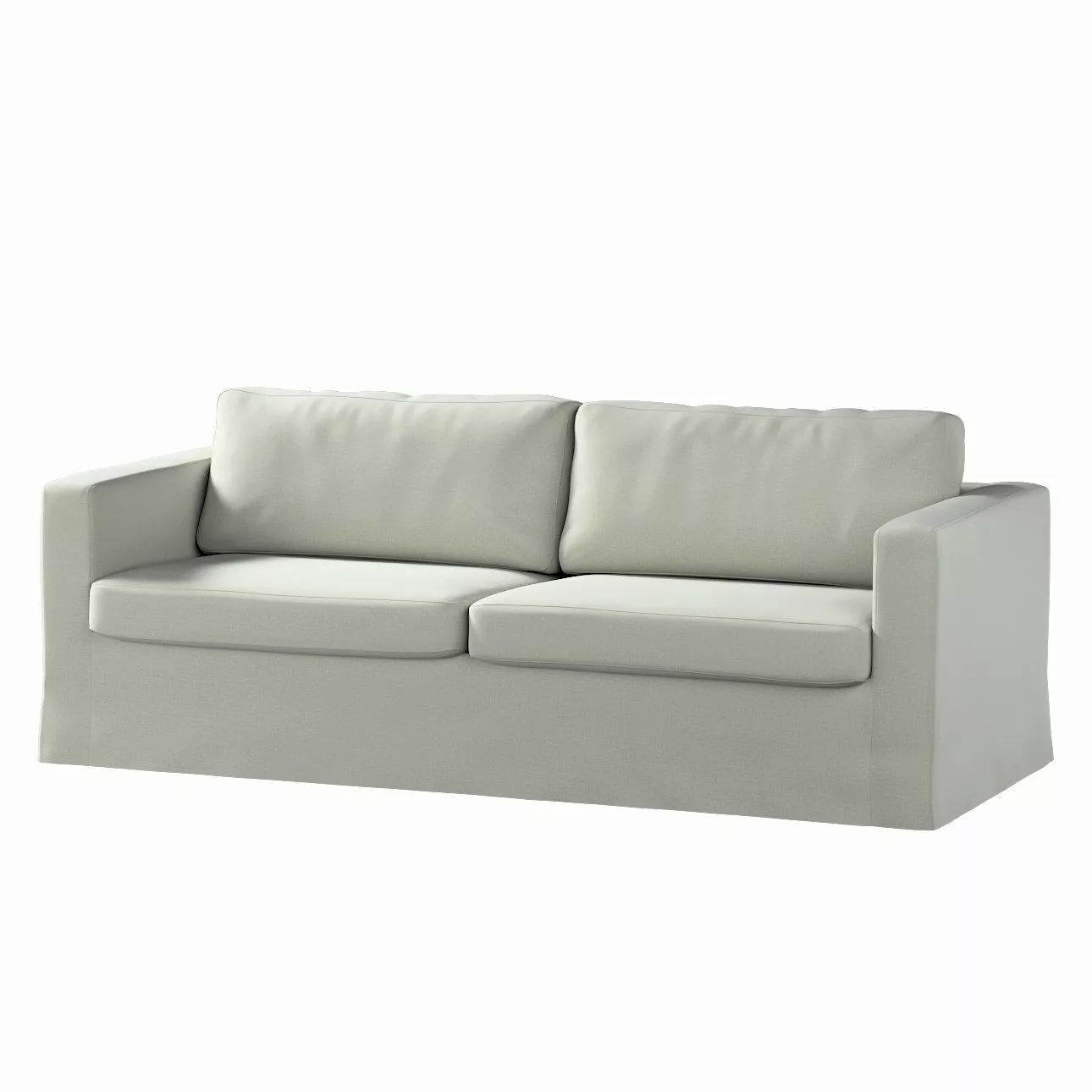Bezug für Karlstad 3-Sitzer Sofa nicht ausklappbar, lang, mintgrün, Bezug f günstig online kaufen