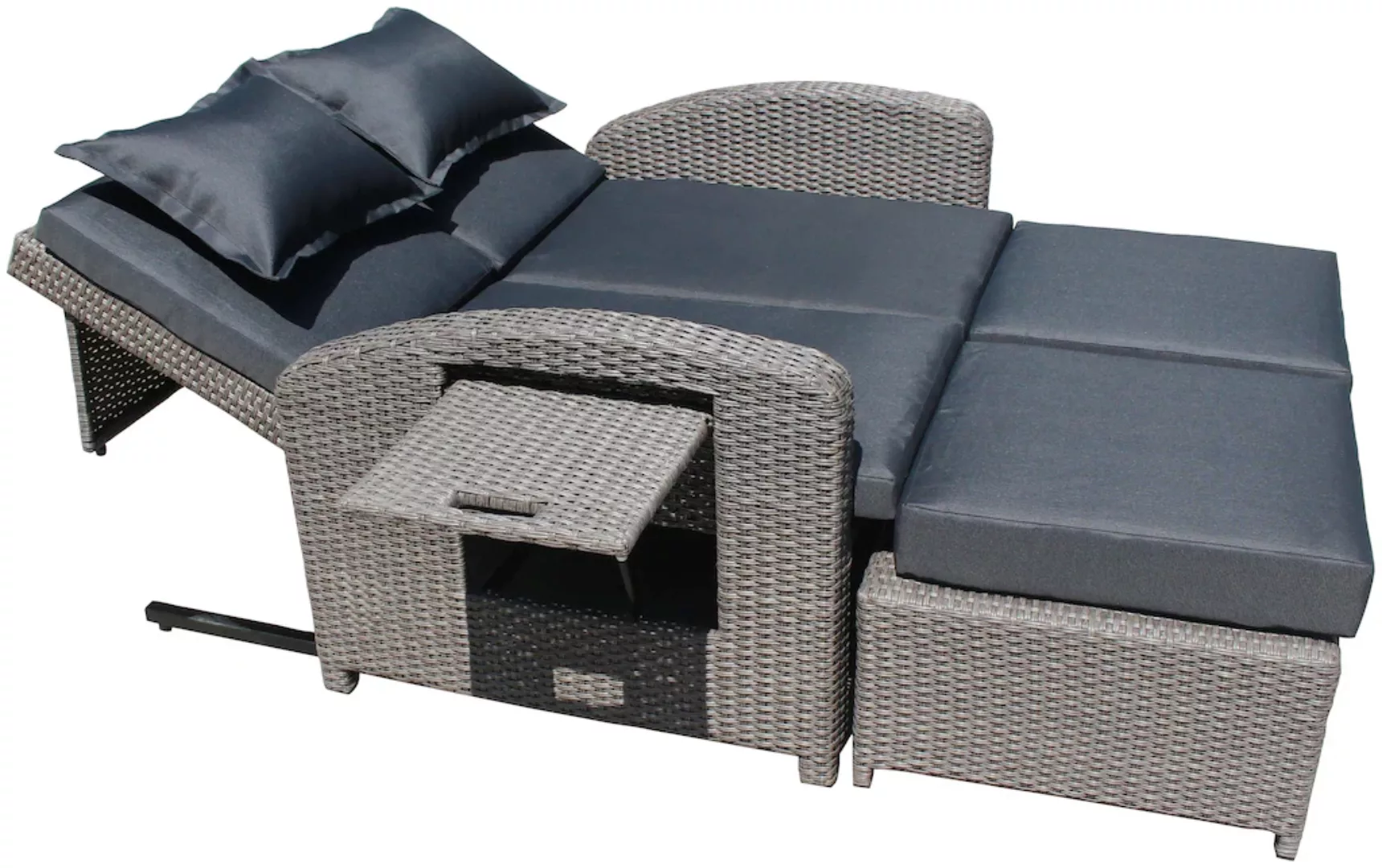 Garden Pleasure Loungesofa "NIZZA", mit Liegefunktion günstig online kaufen