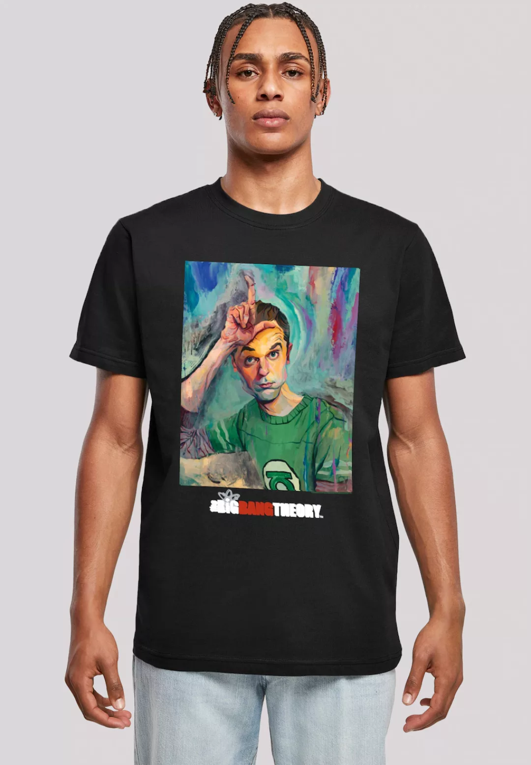 F4NT4STIC T-Shirt "Big Bang Theory TV Serie Sheldon Loser Painting", Herren günstig online kaufen